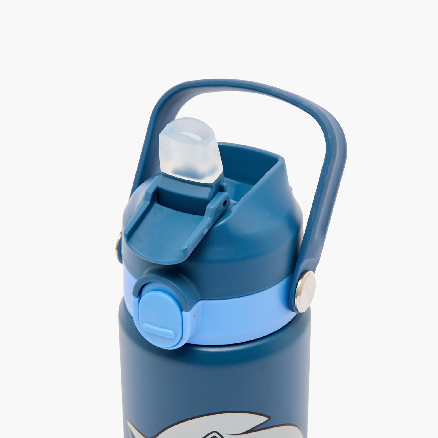قارورة مياه ستانلس ستيل بقشّة ومقبض حمل وطبعات سونيك ذا هيدجهوج-school-waterbottles-image-6