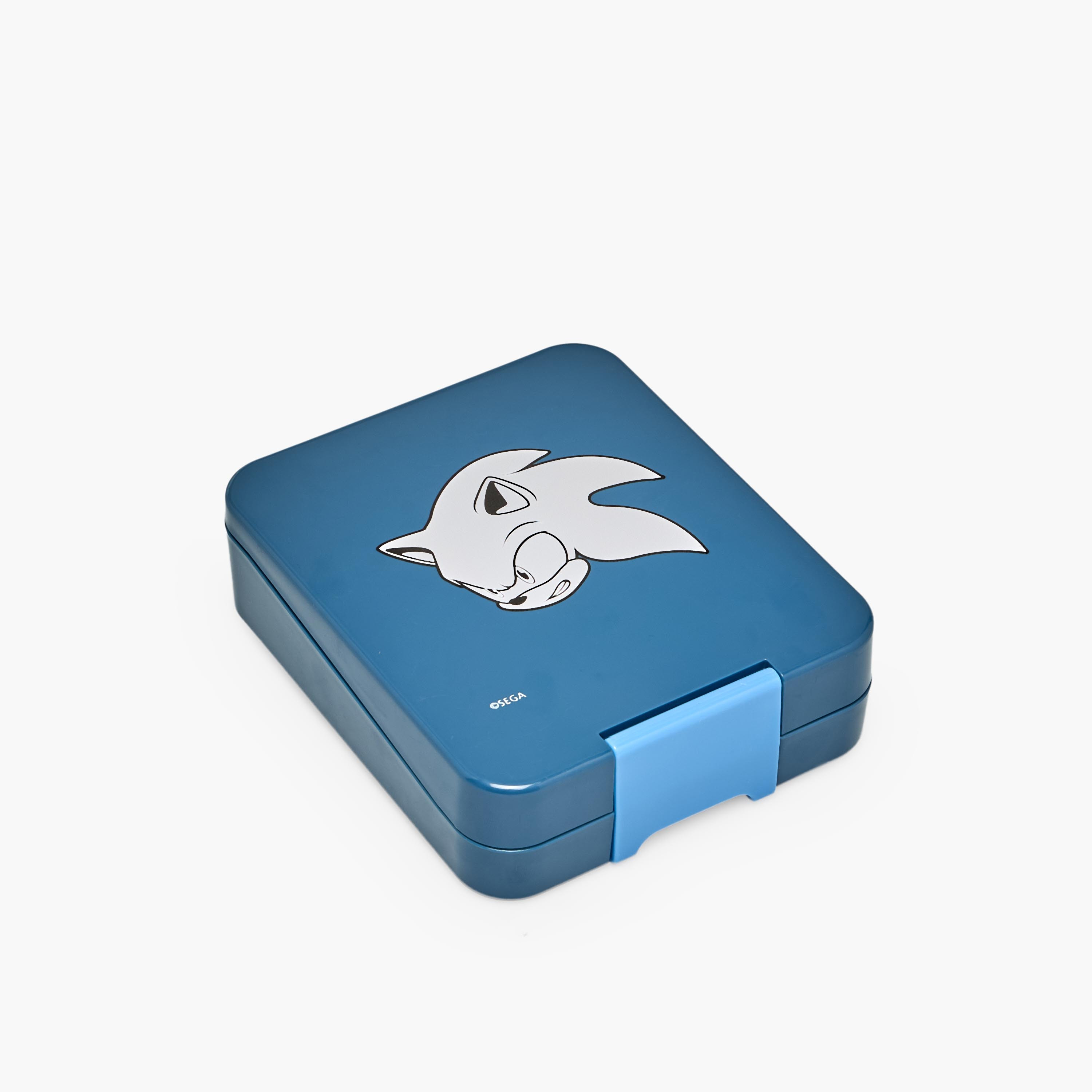 صندوق غداء بينتو بطبعات وغطاء بمشبك إغلاق للأولاد من سونيك - 640 مل-school-lunchessentials-lunchboxes-image-1