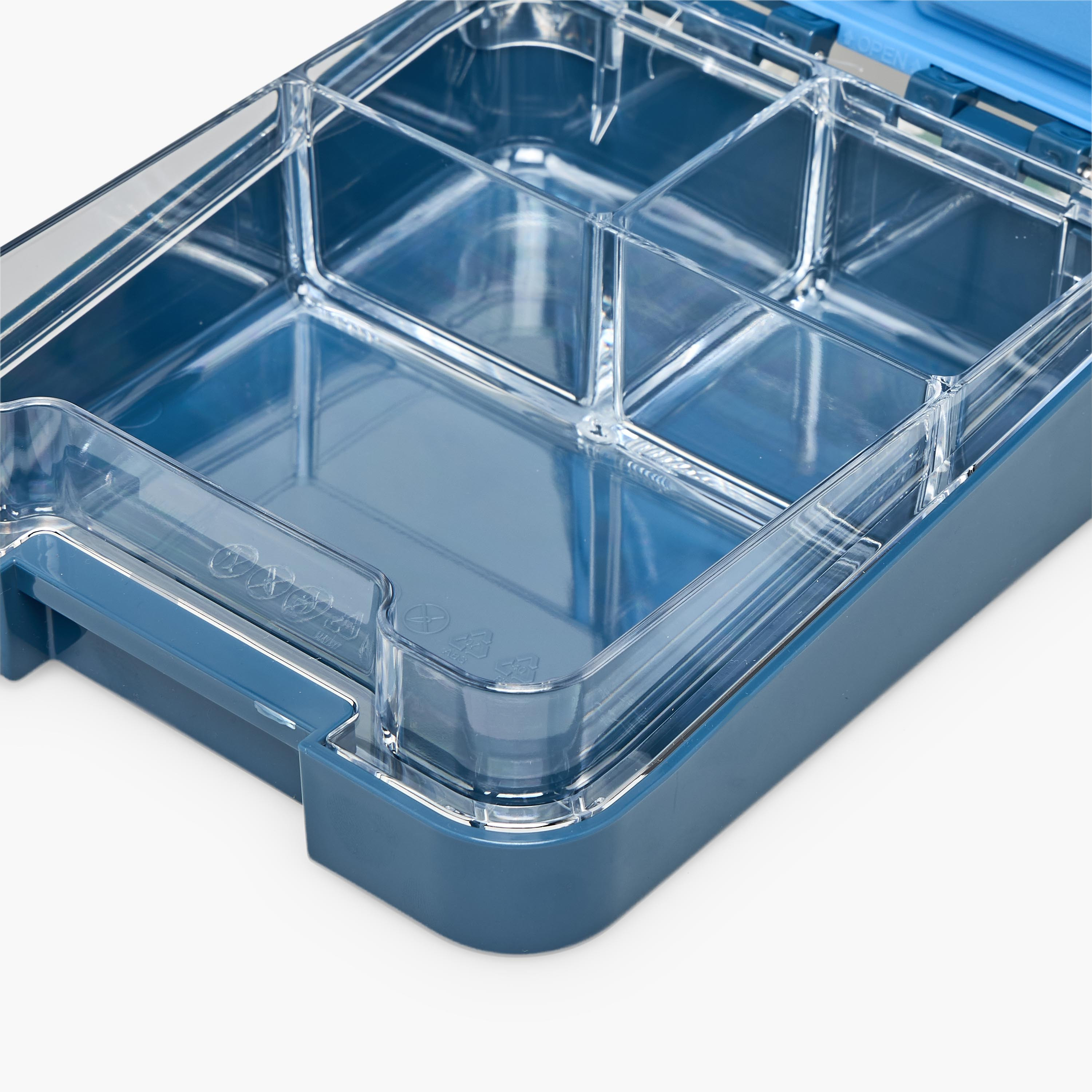 صندوق غداء بينتو بطبعات وغطاء بمشبك إغلاق للأولاد من سونيك - 640 مل-school-lunchessentials-lunchboxes-image-9