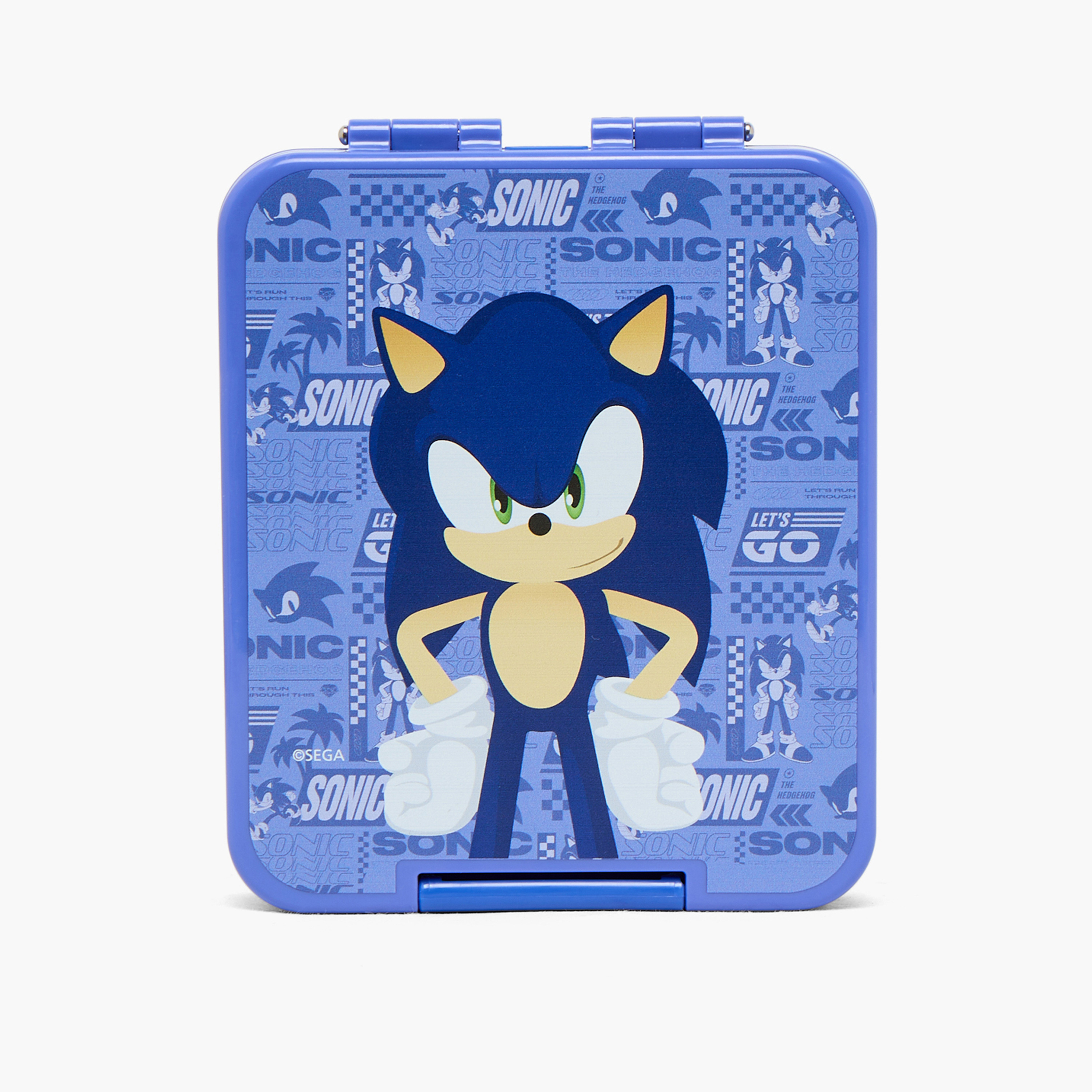 Sonic Printed Bento Lunch Box for Boys with 3 Compartments-school-lunchessentials-lunchboxes-image-4