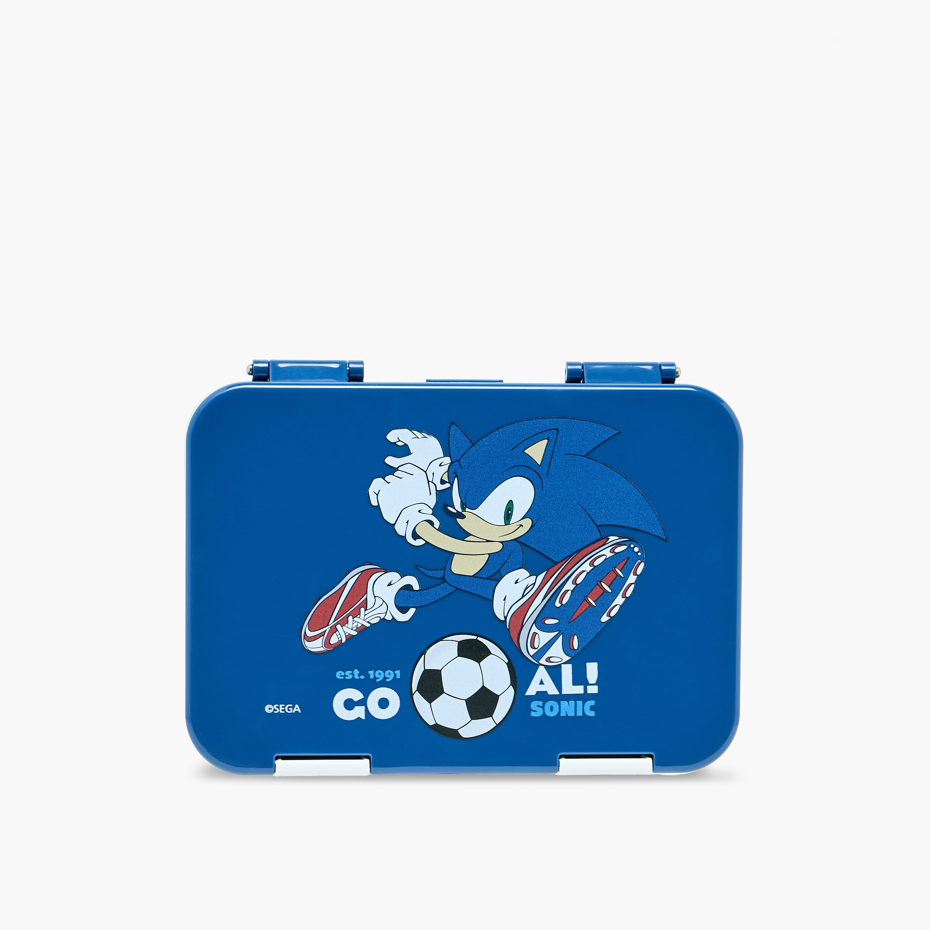 صندوق غداء بينتو بطبعات سونيك للأولاد وغطاء بقفل بمشبك إغلاق - 750 مل.-school-lunchessentials-lunchboxes-image-4