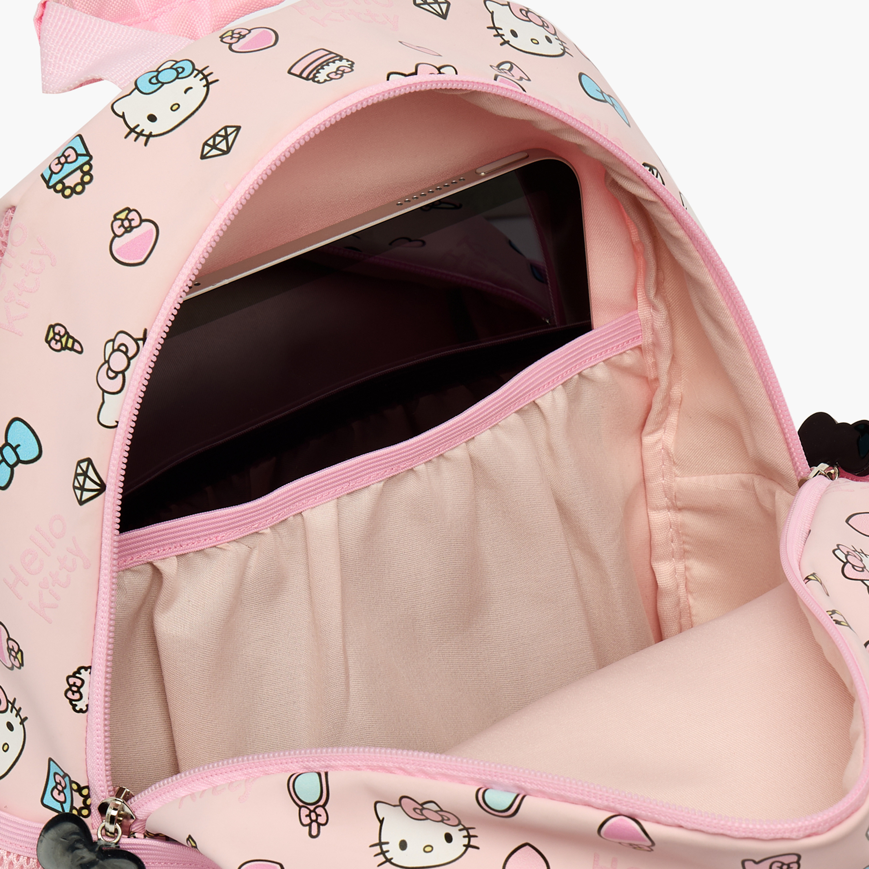 Sanrio Hello Kitty Print Backpack for Girls 3-5 Years with Padded Straps - 14 inches-school-bagsandbackpacks-backpacks-image-5