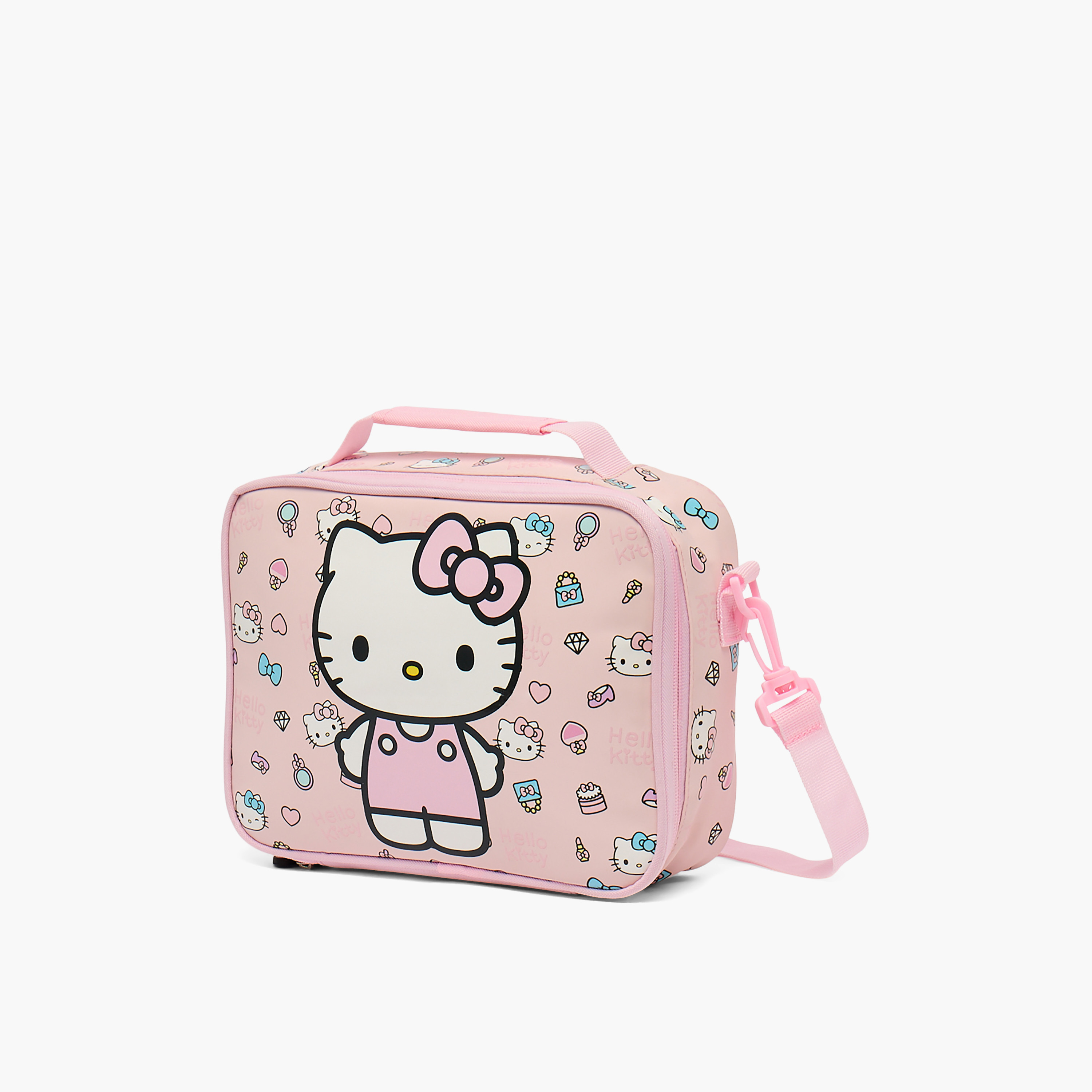 Sanrio Hello Kitty Print Lunch Bag for Girls 3-5 Years with Zip Closure-school-lunchessentials-lunchbags-image-8