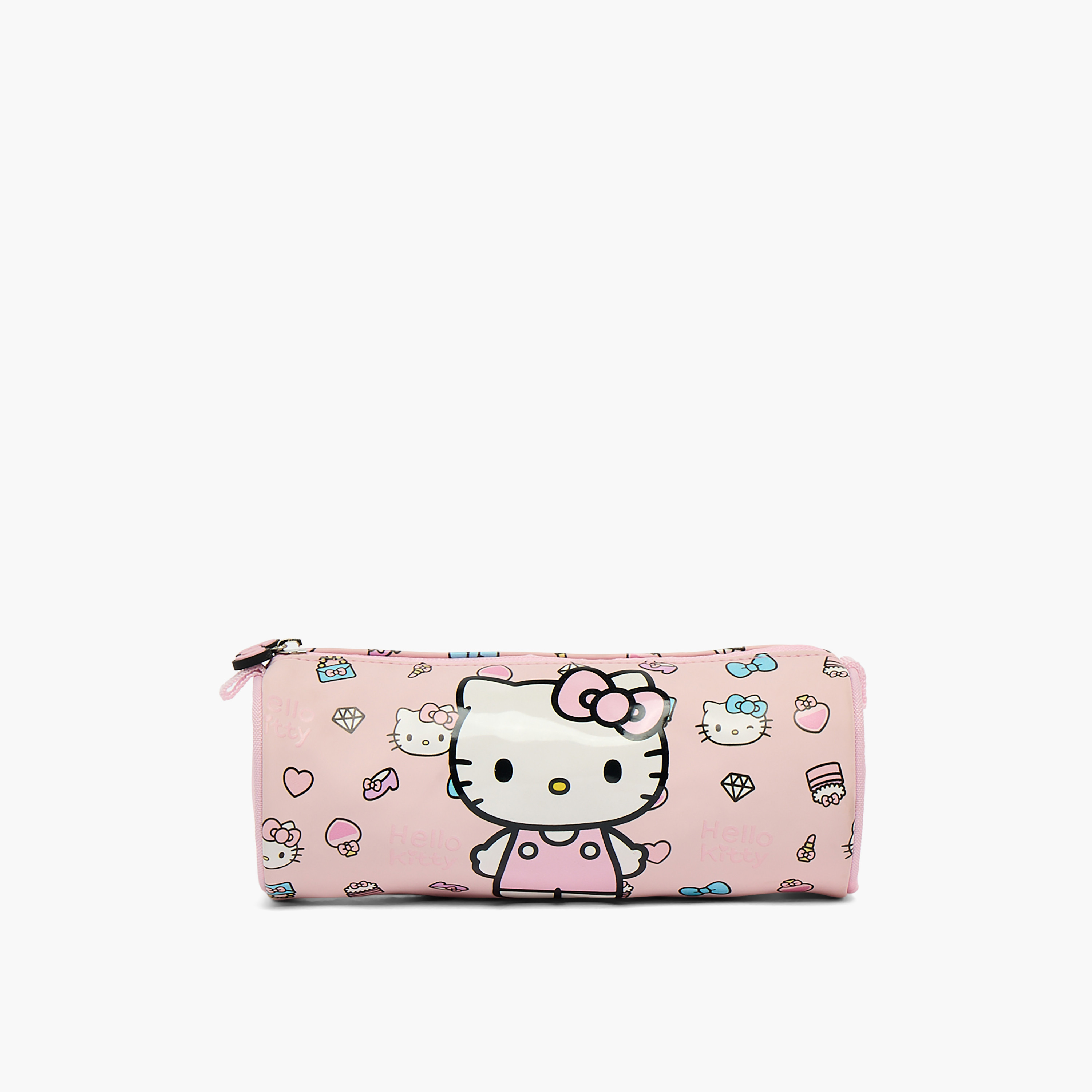 Sanrio Hello Kitty Print Pencil Pouch with Zip Closure-school-stationery-pencilcases-image-1