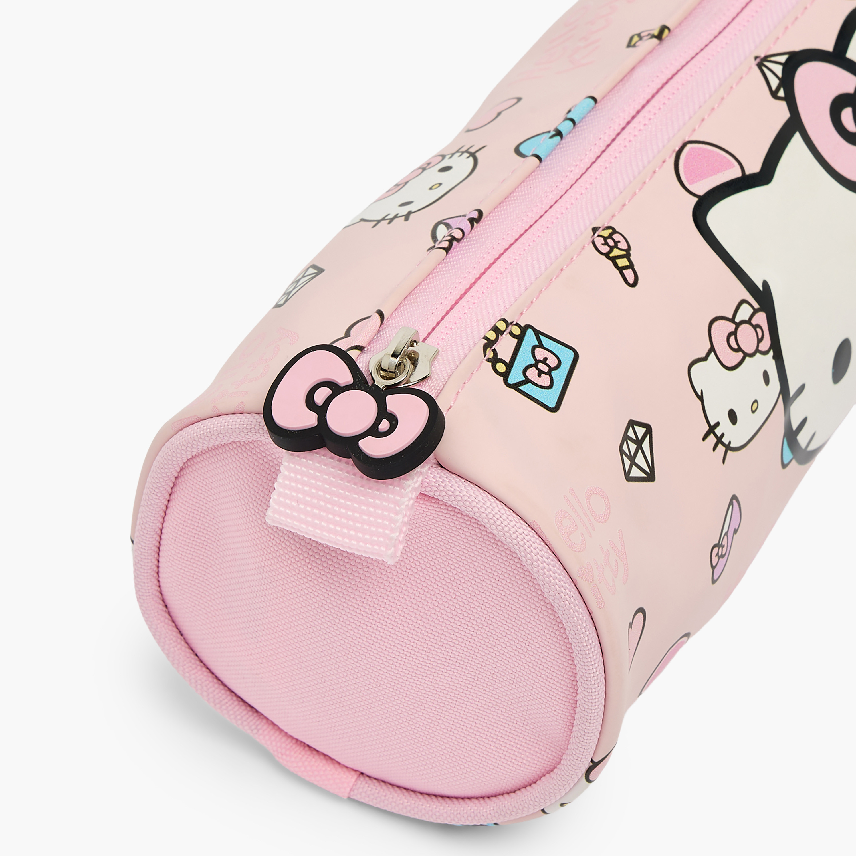 Sanrio Hello Kitty Print Pencil Pouch with Zip Closure-school-stationery-pencilcases-image-5