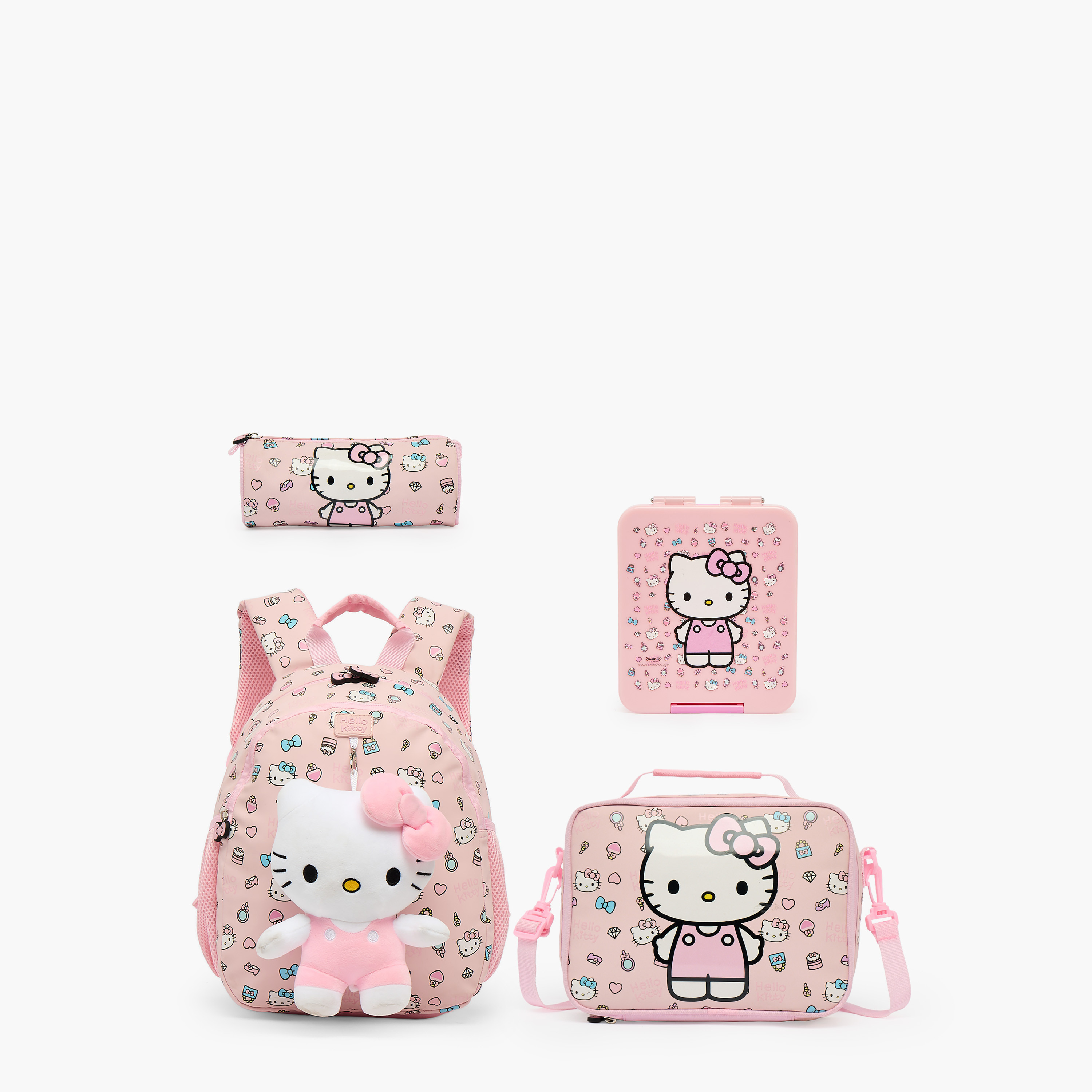 Sanrio Hello Kitty Print Pencil Pouch with Zip Closure-school-stationery-pencilcases-image-8