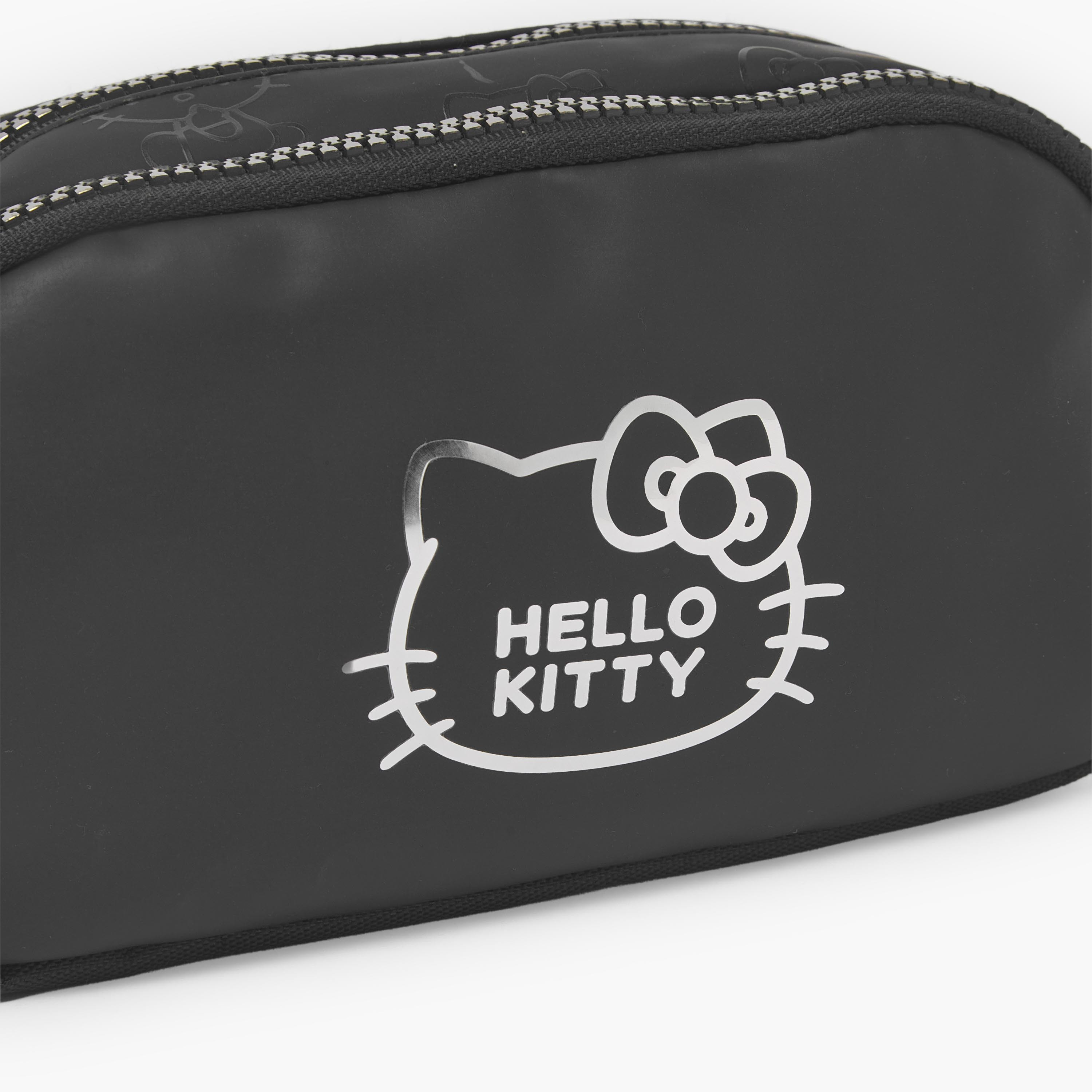مقلمة بقسمين وطبعات هالو كيتي من سانريو-school-stationery-pencilcases-image-6