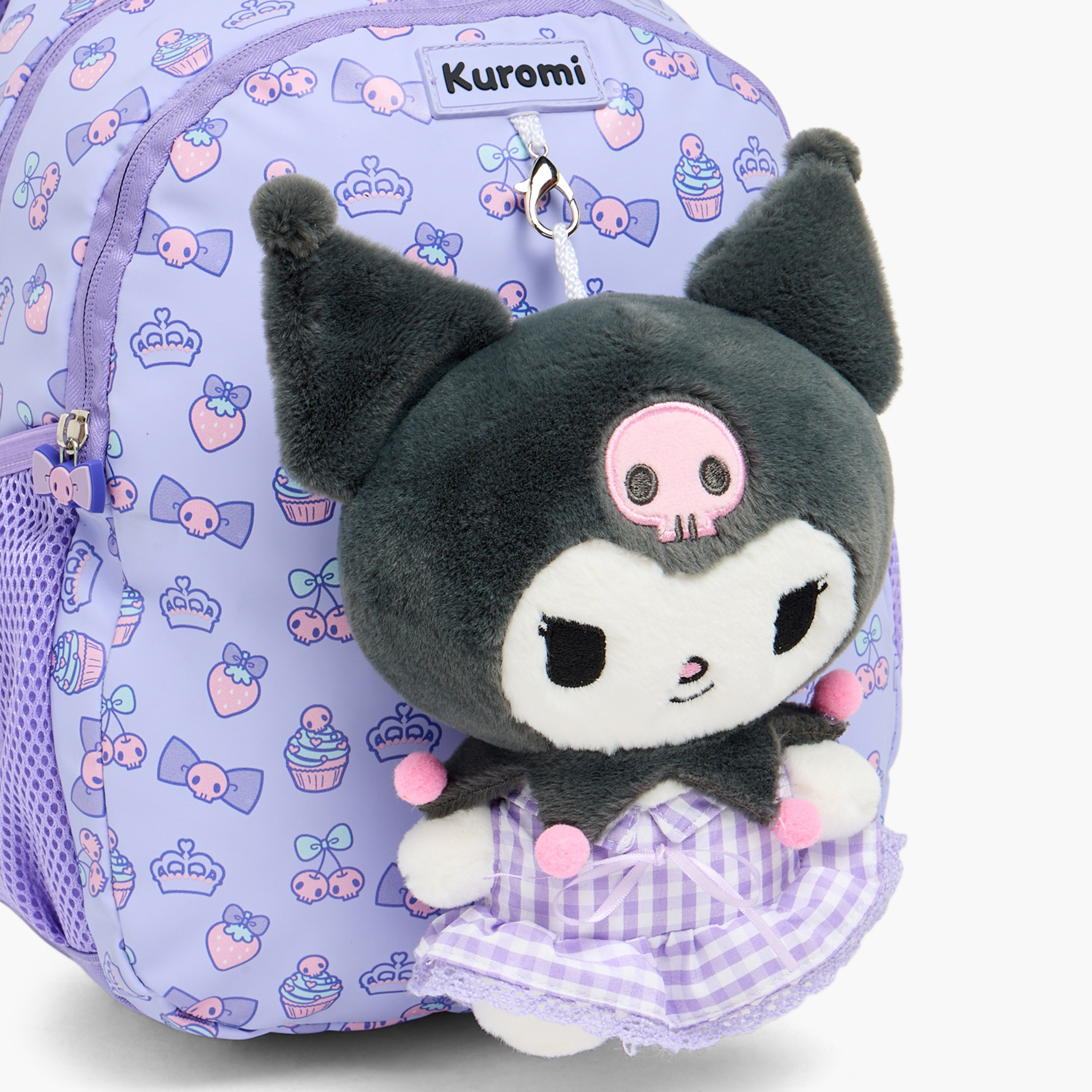 شنطة ظهر بجيب لابتوب وطبعات كورومي للبنات بعمر 3-5 سنوات من سانريو - 14 بوصة-school-bagsandbackpacks-backpacks-image-5