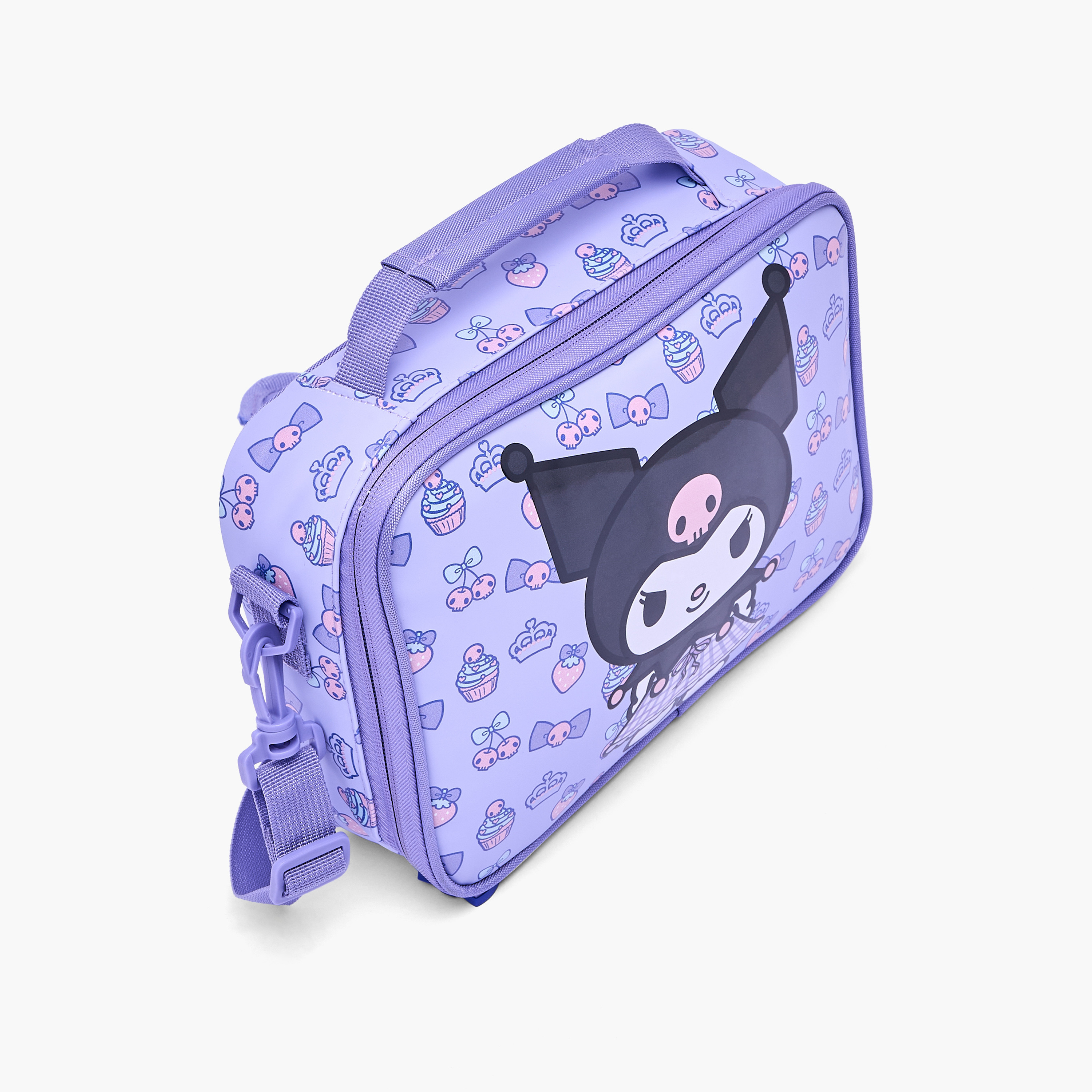 Sanrio Kuromi Print Lunch Bag for Girls 3-5 Years with Thermal Insulation-school-lunchessentials-lunchbags-image-2