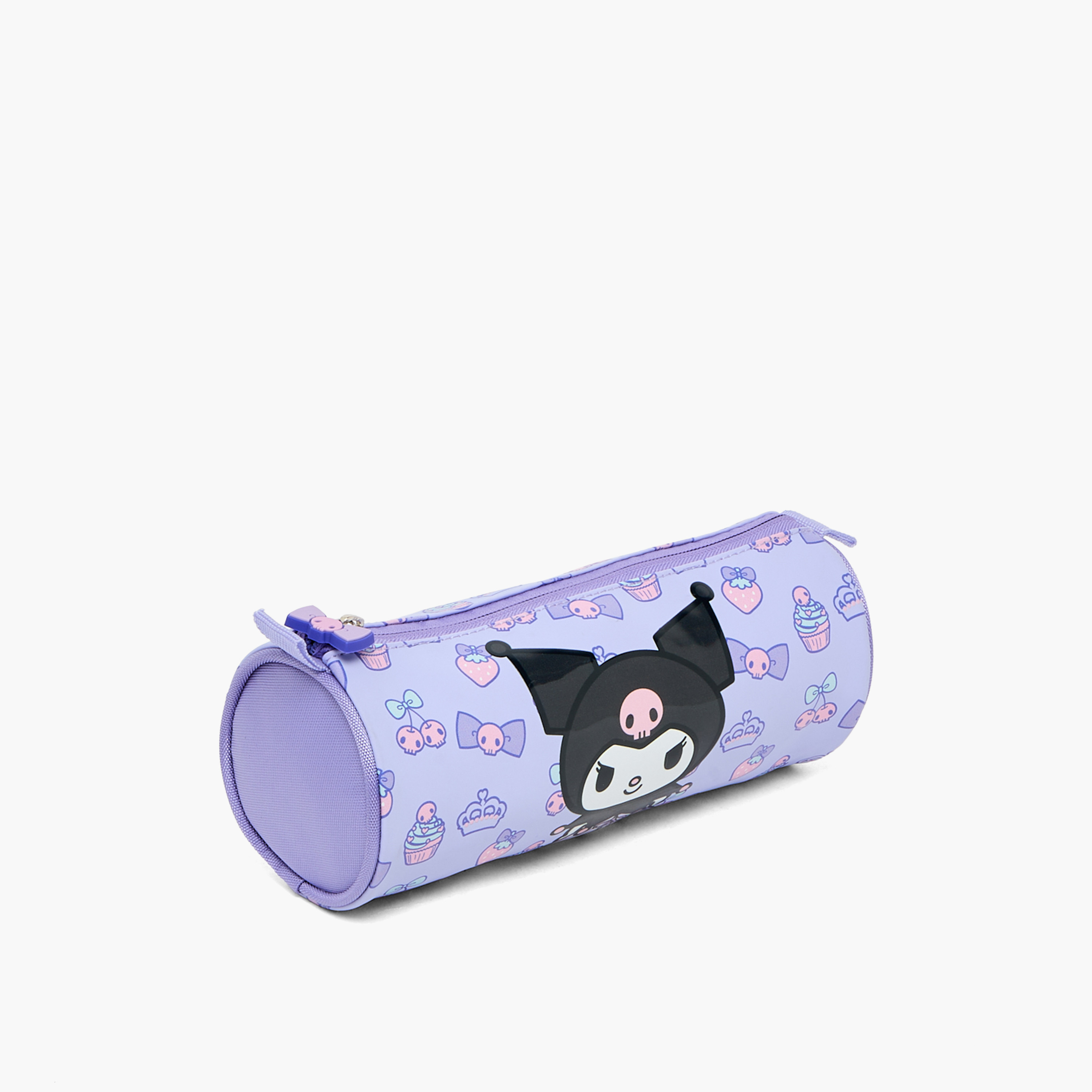 Sanrio Kuromi Print Pencil Pouch with Zip Closure-school-stationery-pencilcases-image-3