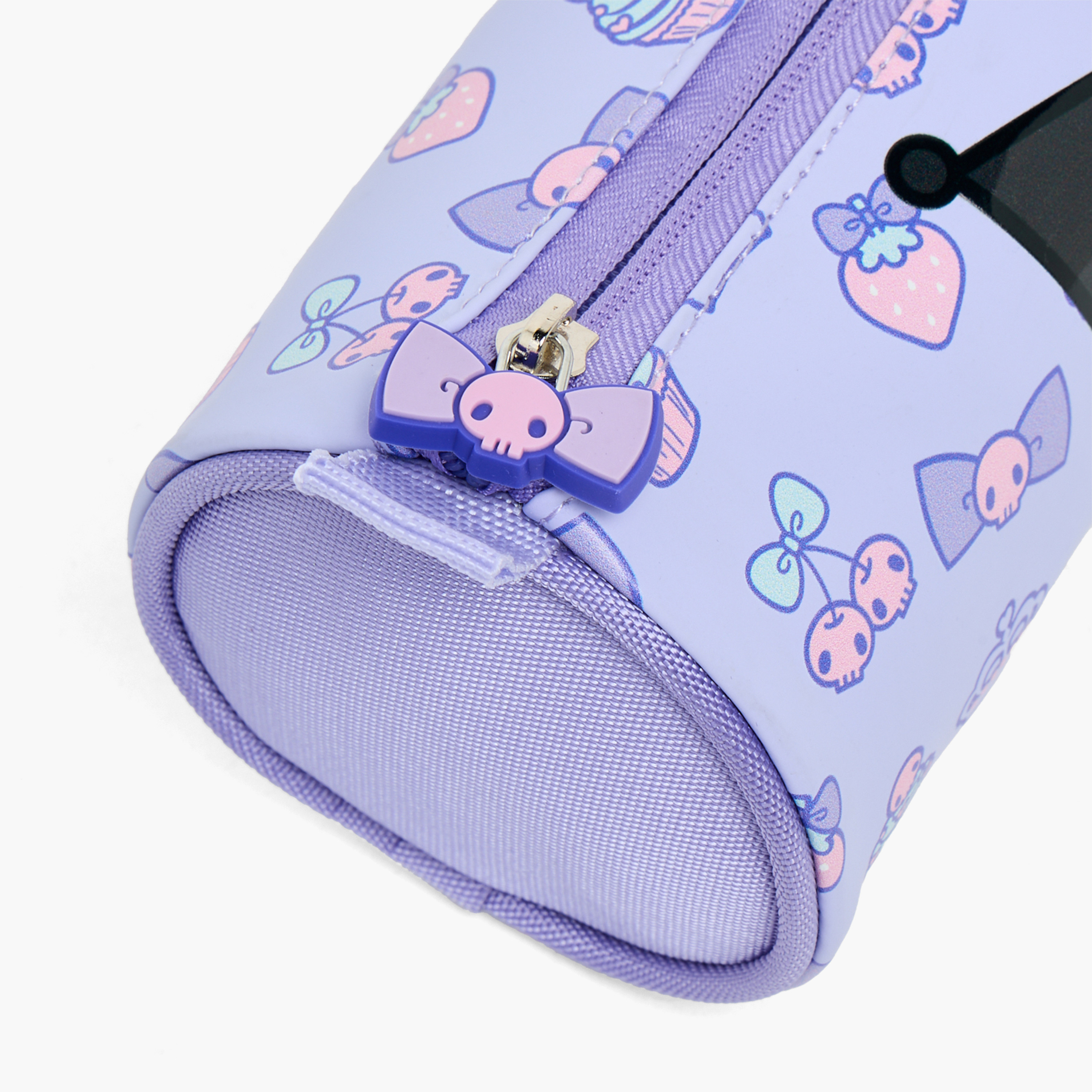 Sanrio Kuromi Print Pencil Pouch with Zip Closure-school-stationery-pencilcases-image-5