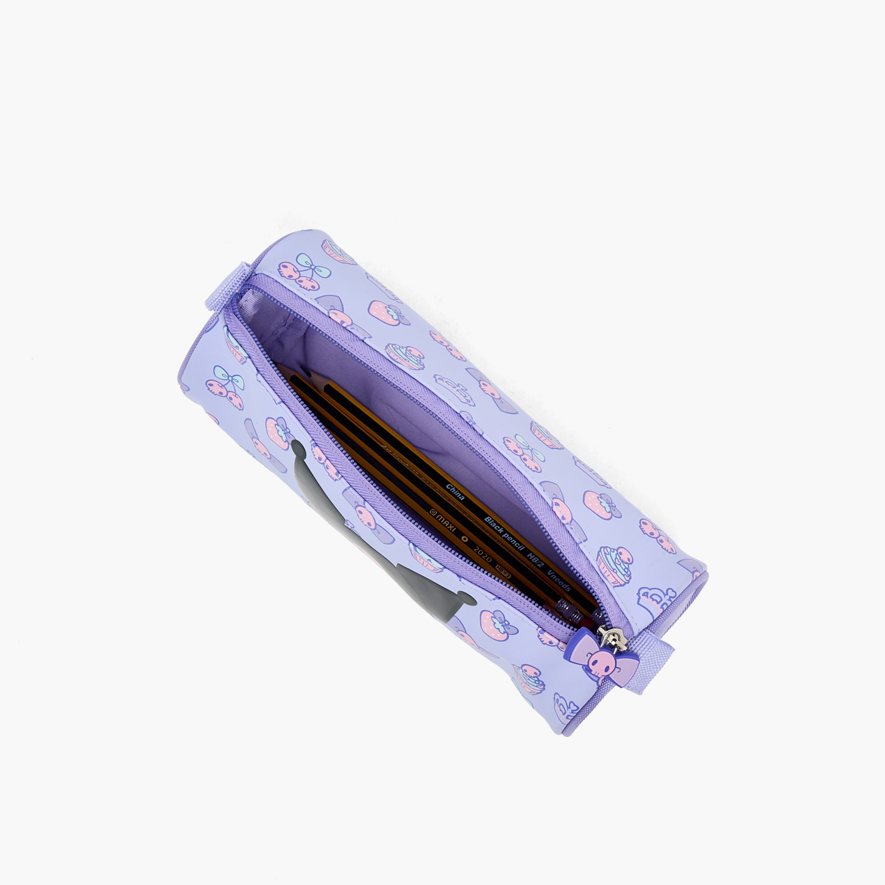 Sanrio Kuromi Print Pencil Pouch with Zip Closure-school-stationery-pencilcases-image-7