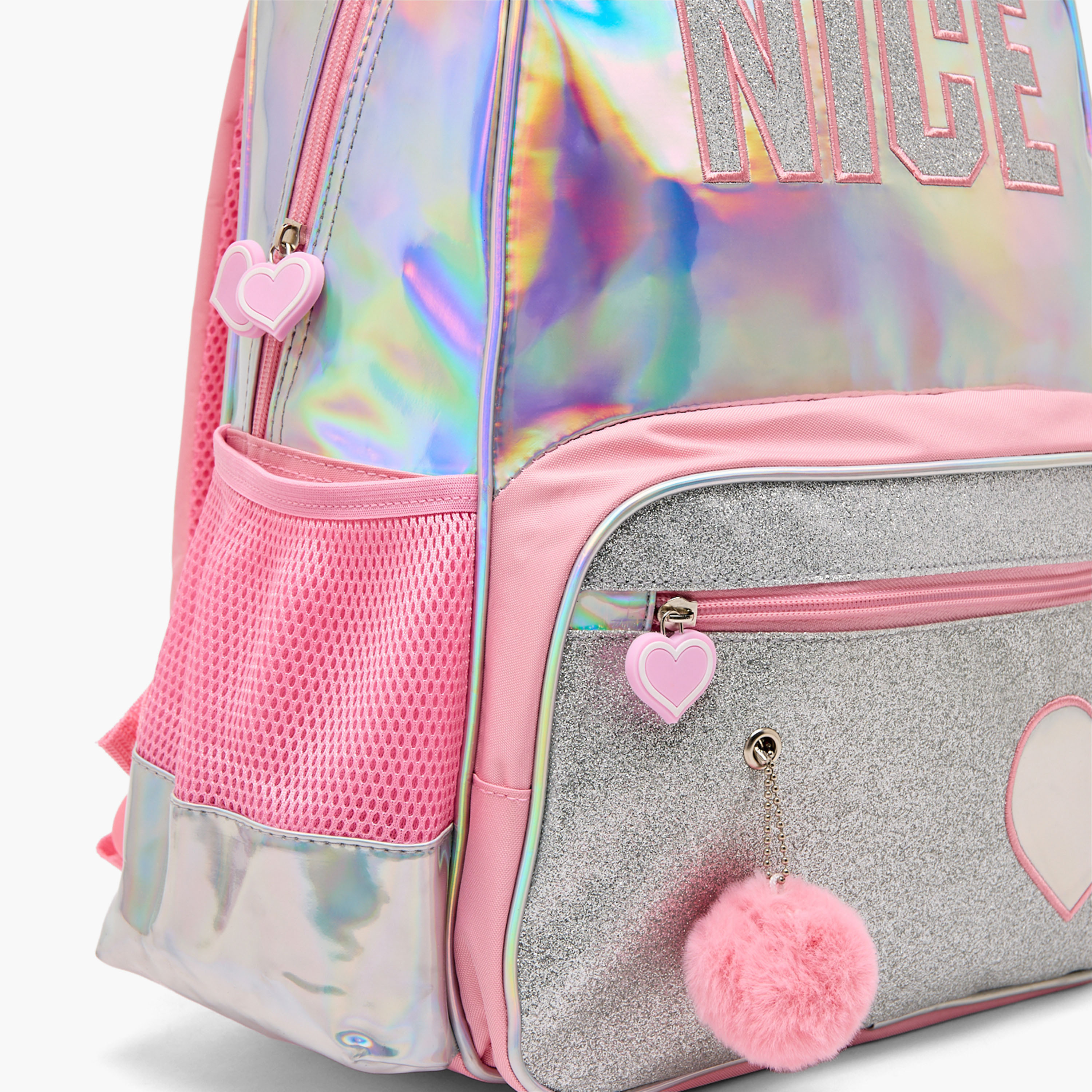 Juniors Printed 5-Piece School Backpack Set for Girls 5-8 Years with Lunch Bag - 16 inches-school-bagsandbackpacks-backpacks-image-5