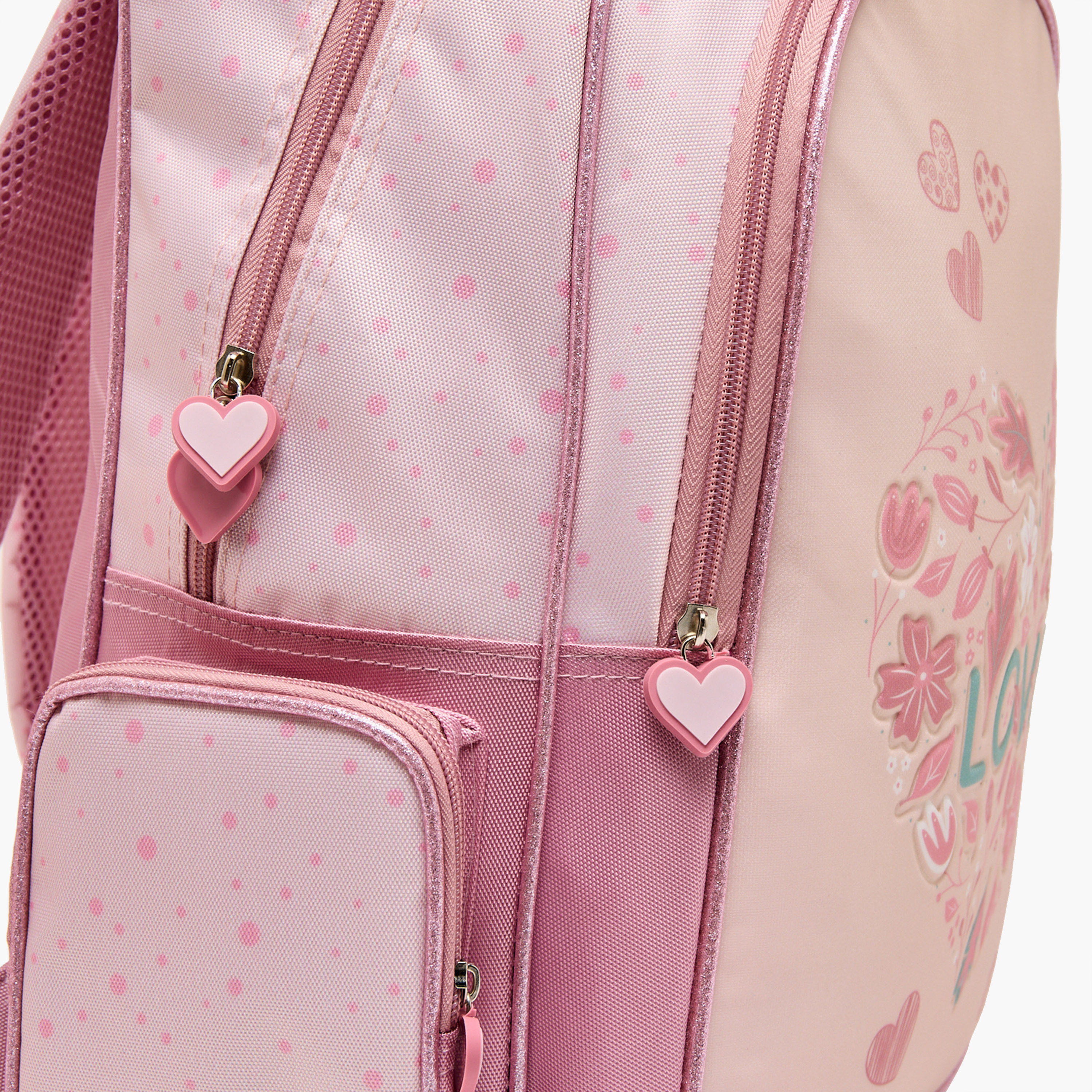 Juniors Printed 5-Piece School Backpack Set for Girls 5-8 Years with Lunch Bag - 16 inches-school-bagsandbackpacks-backpacks-image-4