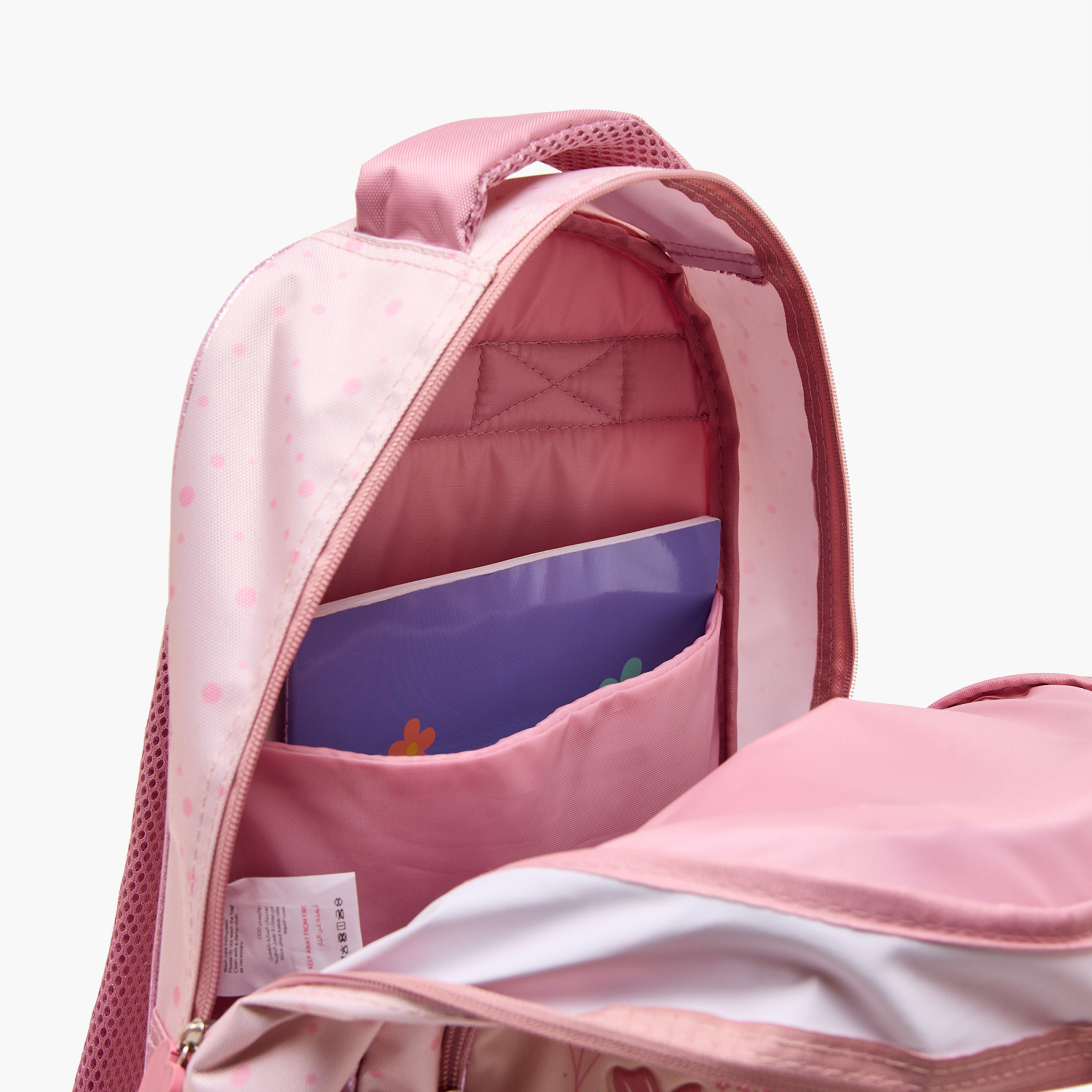 Juniors Printed 5-Piece School Backpack Set for Girls 5-8 Years with Lunch Bag - 16 inches-school-bagsandbackpacks-backpacks-image-5