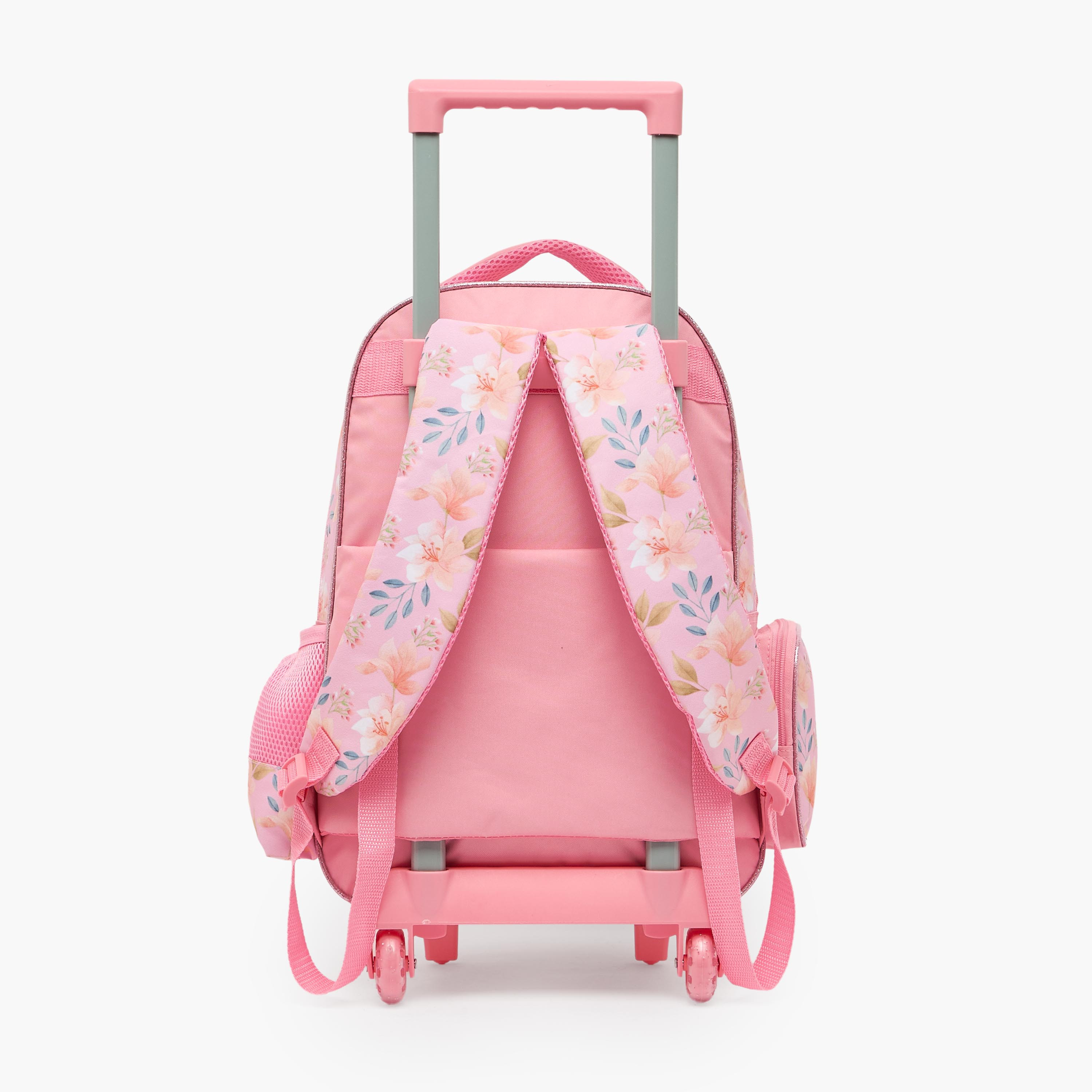Juniors Cat Print 3-Piece School Trolley Bag Set for Girls 5-8 Years with Lunch Bag - 16 inches-school-bagsandbackpacks-trolleybags-image-10
