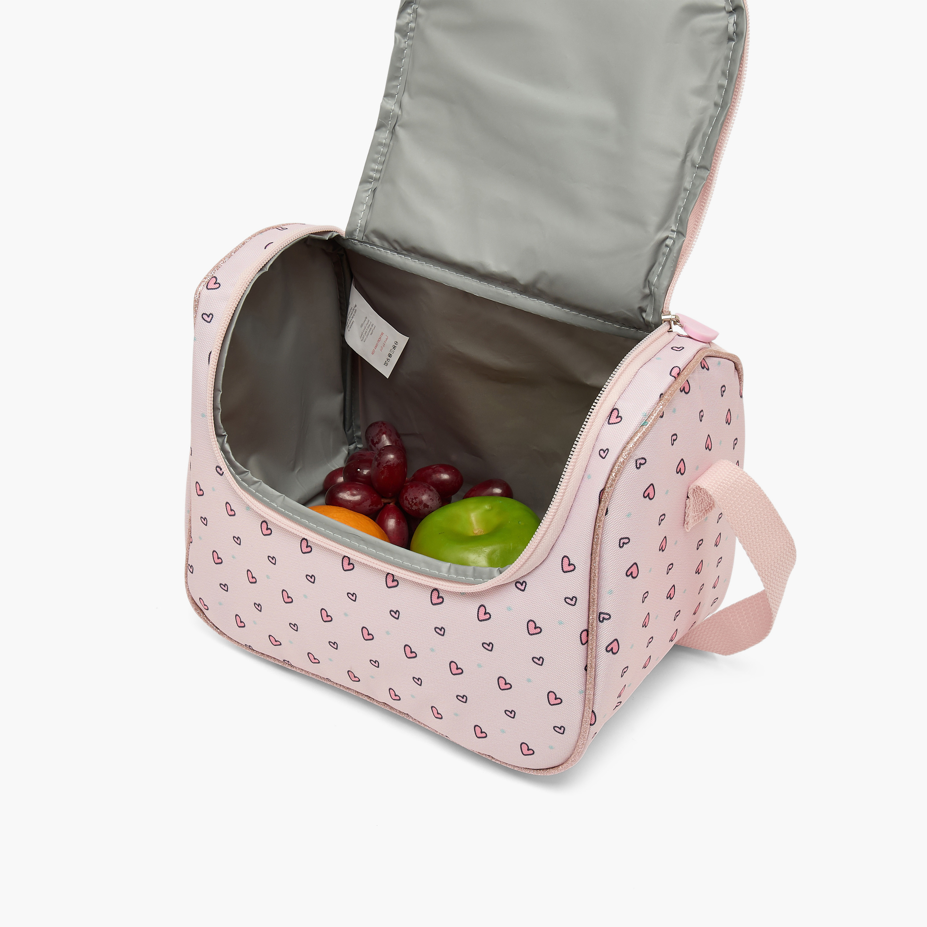 Juniors Rabbit Print 3-Piece School Trolley Bag Set for Girls 5-8 Years with Lunch Bag - 16 inches-school-bagsandbackpacks-trolleybags-image-14