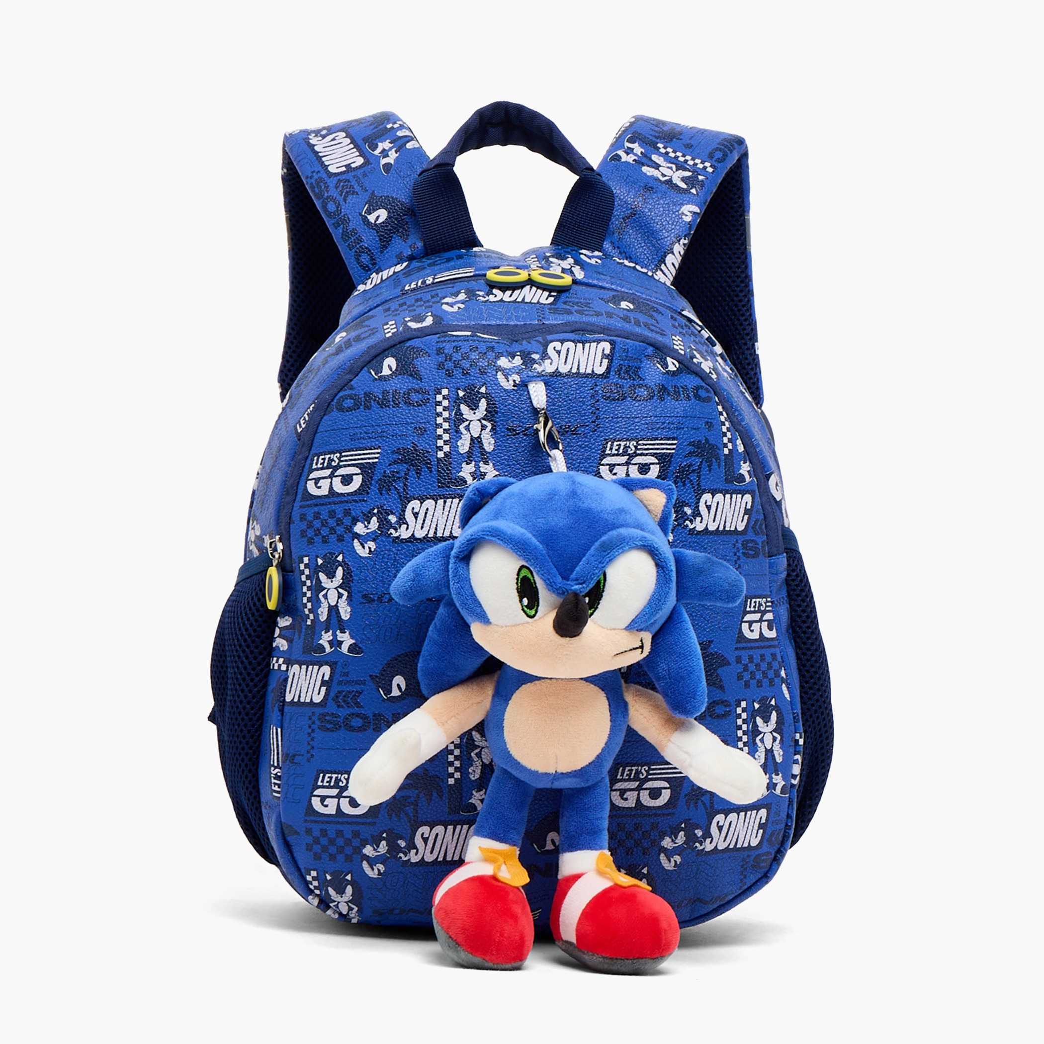 SEGA Sonic the Hedgehog Printed Backpack Boys 3-5 Years with Laptop Compartment - 14 inches-school-bagsandbackpacks-backpacks-image-1
