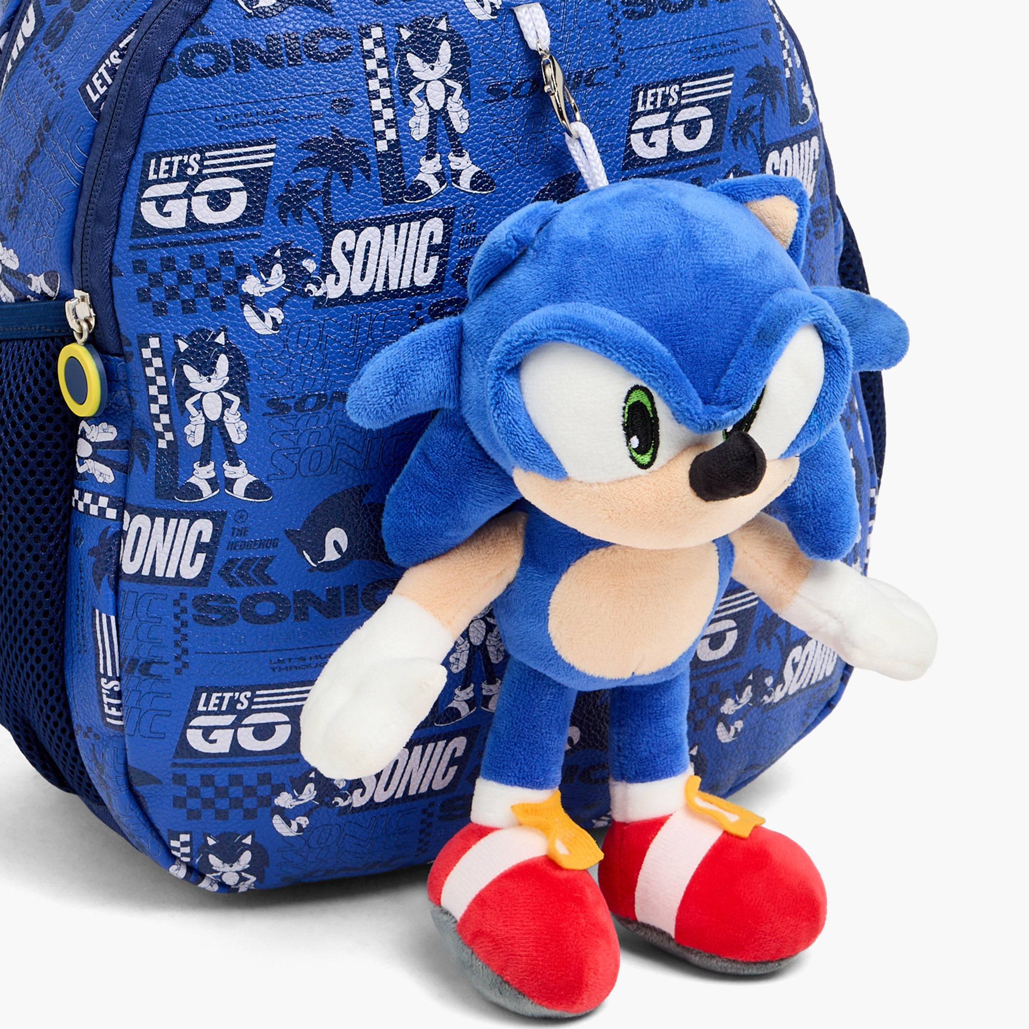 SEGA Sonic the Hedgehog Printed Backpack Boys 3-5 Years with Laptop Compartment - 14 inches-school-bagsandbackpacks-backpacks-image-5