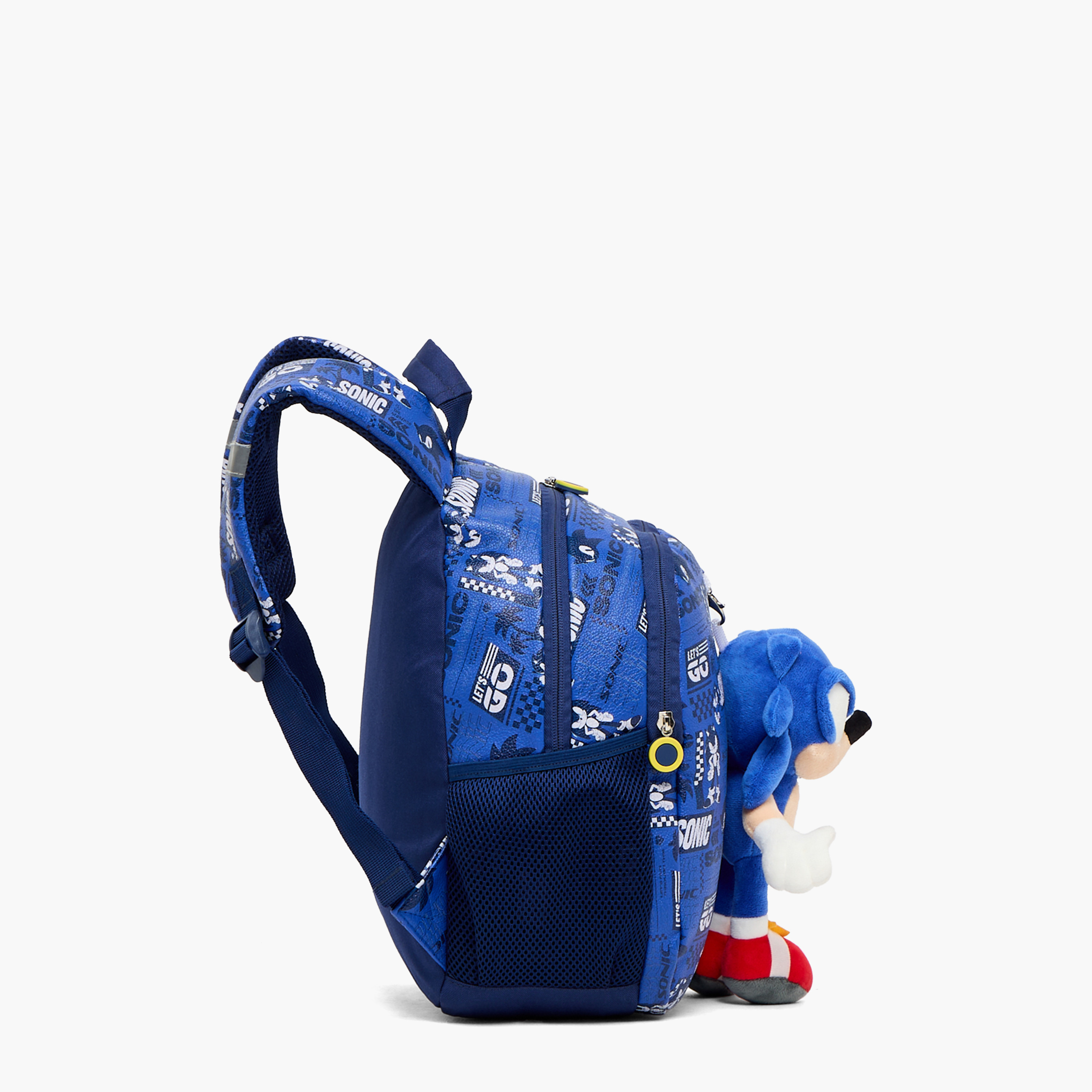 SEGA Sonic the Hedgehog Printed Backpack Boys 3-5 Years with Laptop Compartment - 14 inches-school-bagsandbackpacks-backpacks-image-8