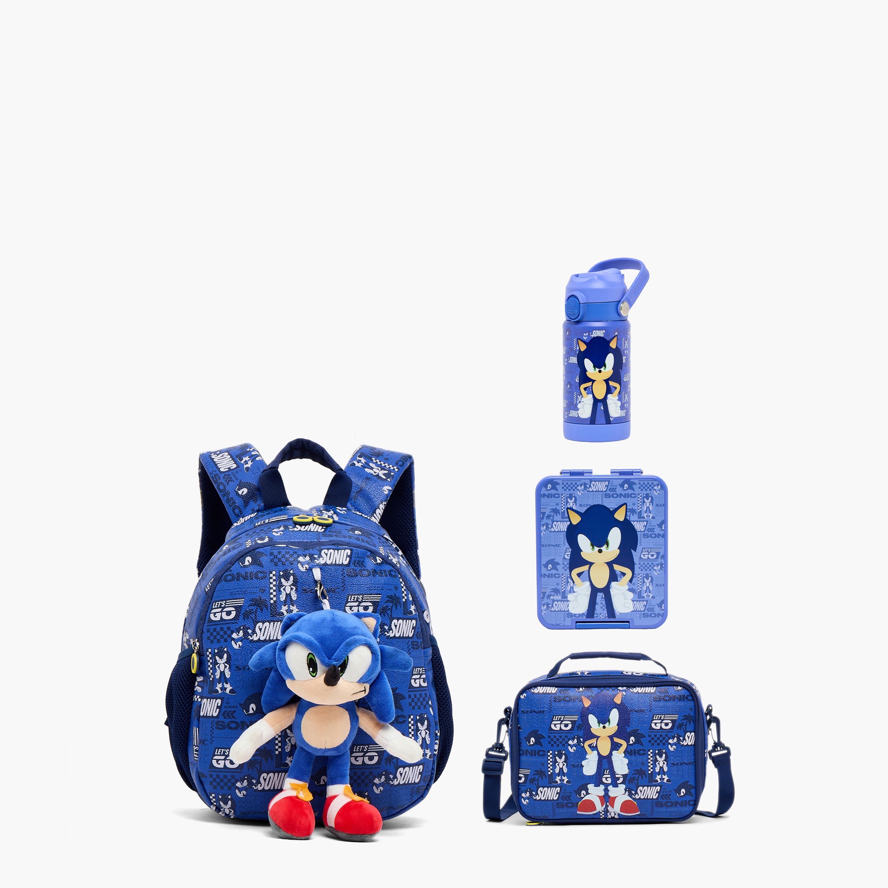 SEGA Sonic the Hedgehog Print Lunch Bag for Boys 3-5 Years with Thermal Insulation-school-lunchessentials-lunchbags-image-10