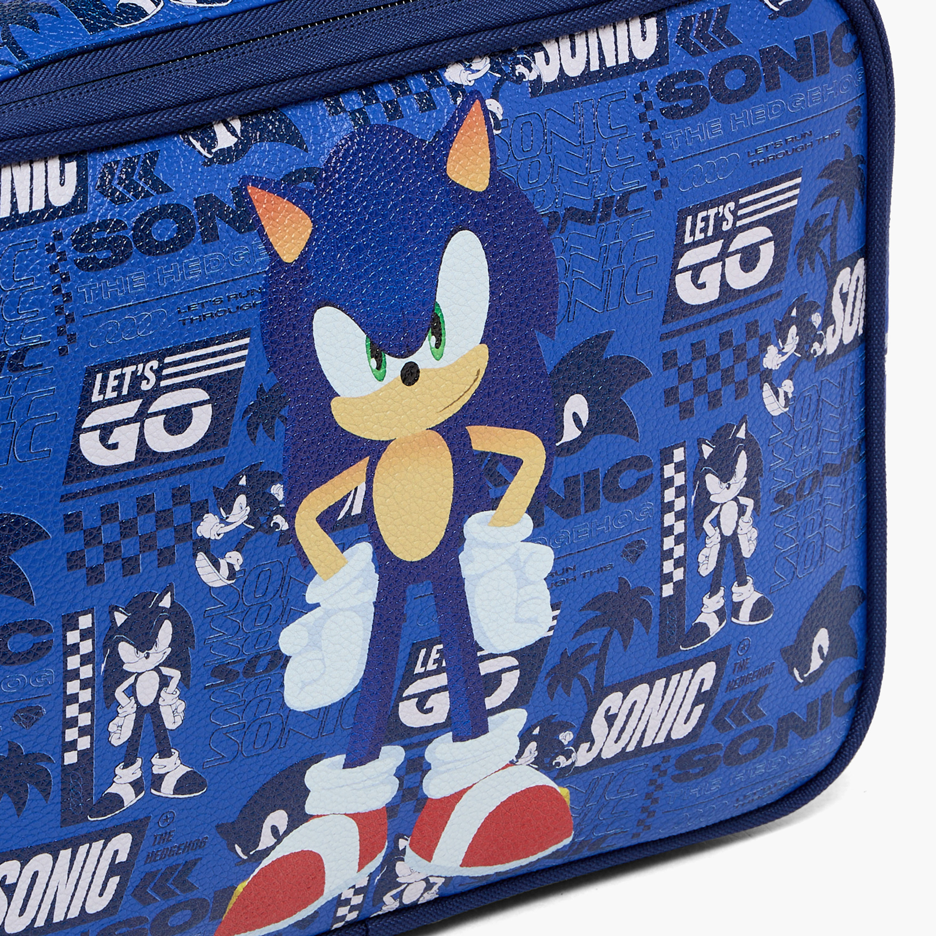SEGA Sonic the Hedgehog Print Lunch Bag for Boys 3-5 Years with Thermal Insulation-school-lunchessentials-lunchbags-image-3