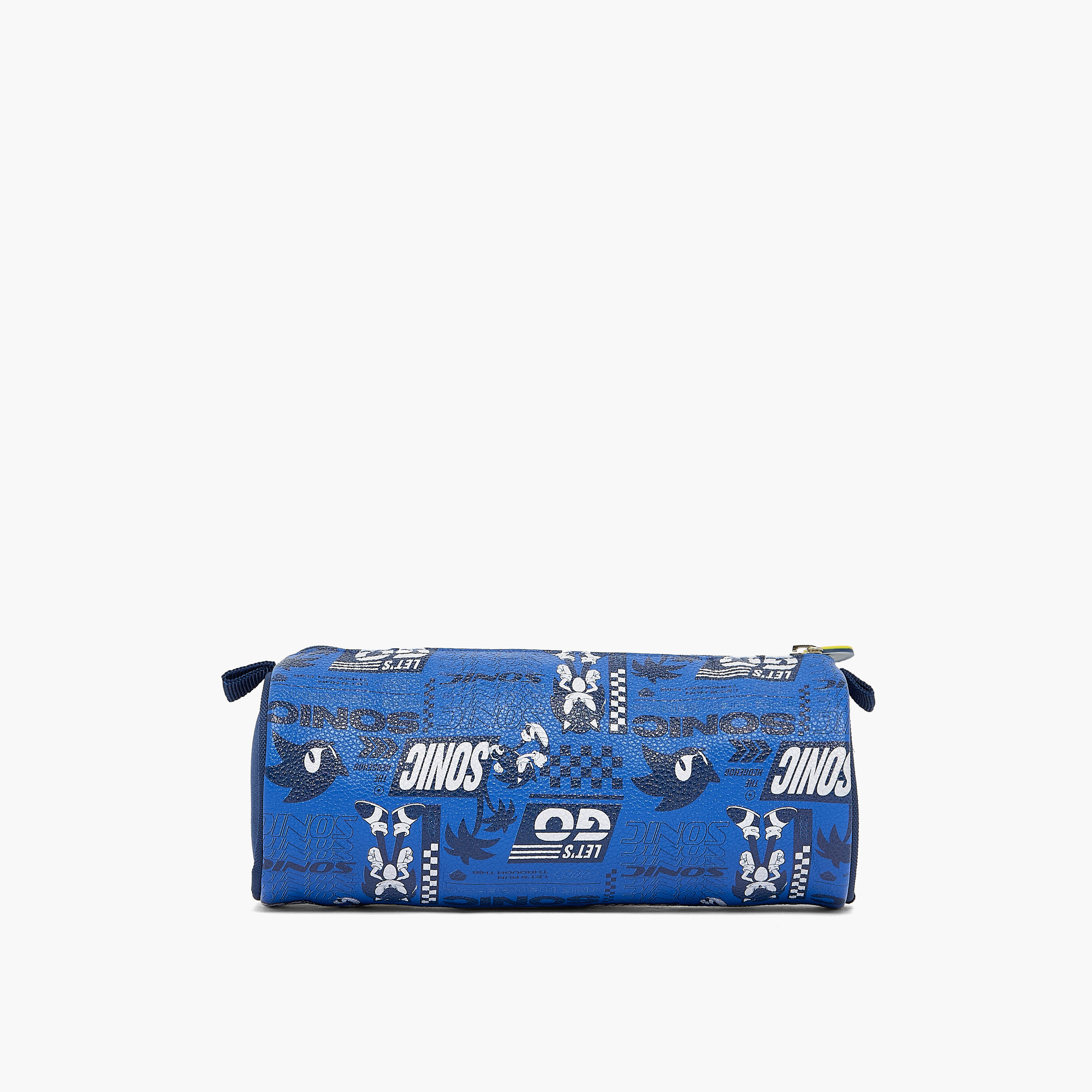 SEGA Sonic the Hedgehog Print Pencil Pouch with Zip Closure-school-stationery-pencilcases-image-4