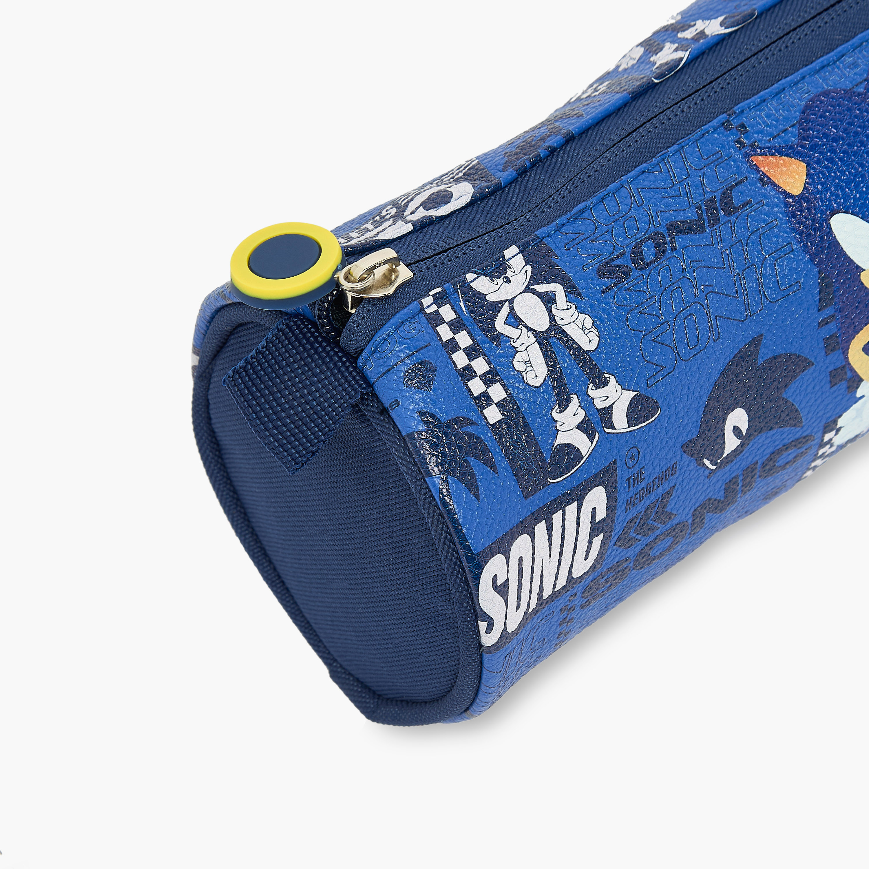 SEGA Sonic the Hedgehog Print Pencil Pouch with Zip Closure-school-stationery-pencilcases-image-6