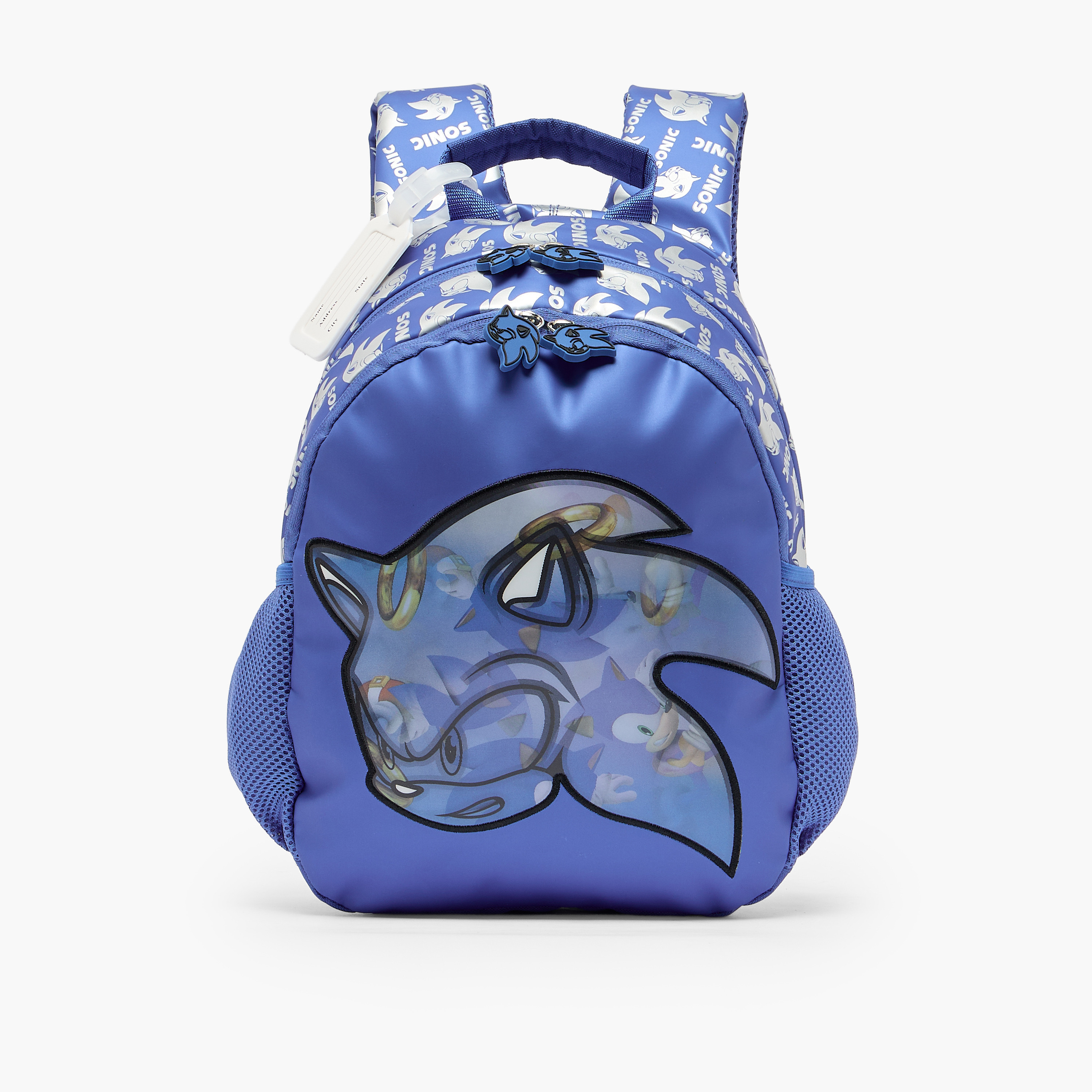 SEGA Sonic Print Backpack for Boys 3-5 Years with Padded Straps - 14 inches-school-bagsandbackpacks-backpacks-image-1