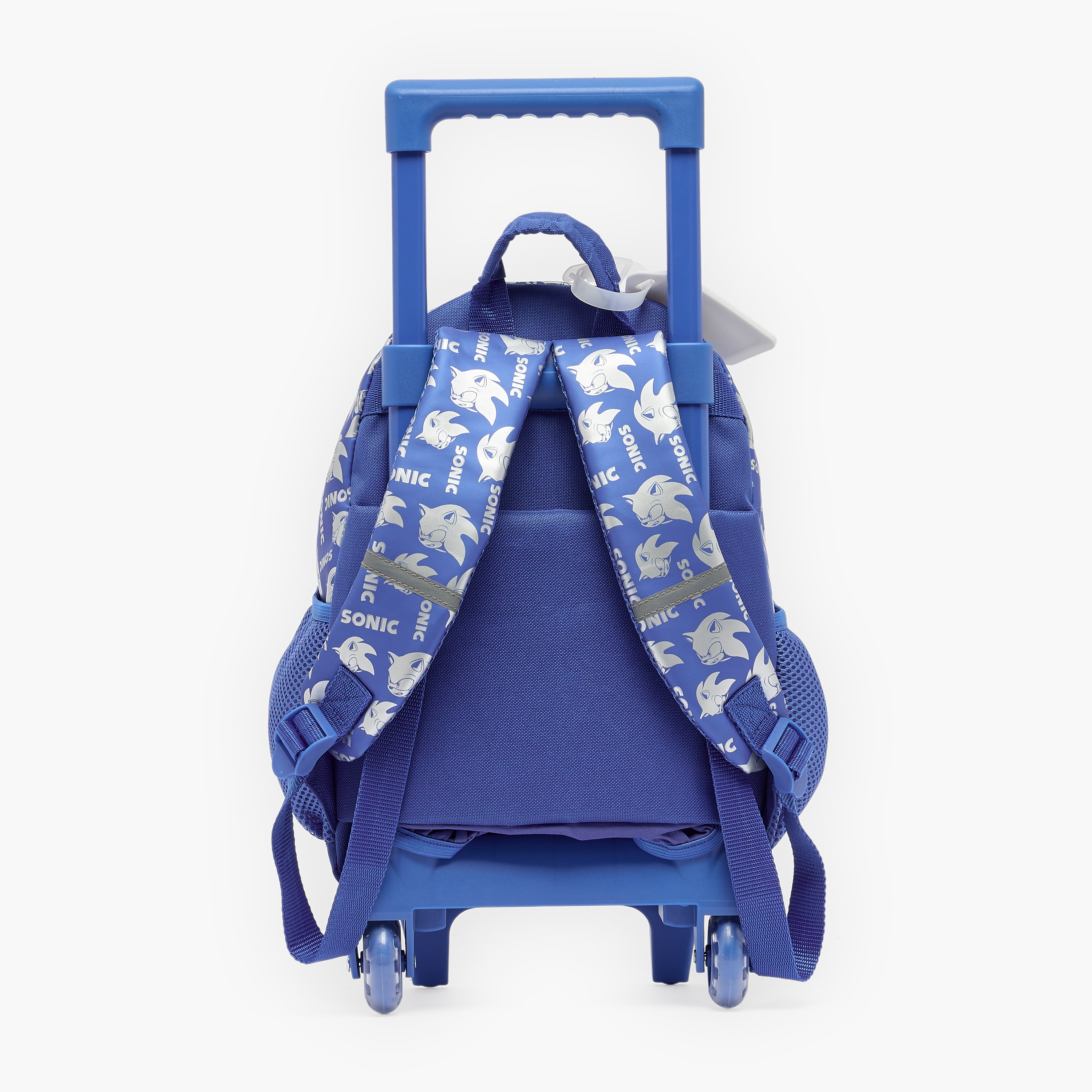 SEGA Sonic the Hedgehog Print Trolley Bag for Boys 3-5 Years with Durable Wheels - 14 inches-school-bagsandbackpacks-trolleybags-image-8