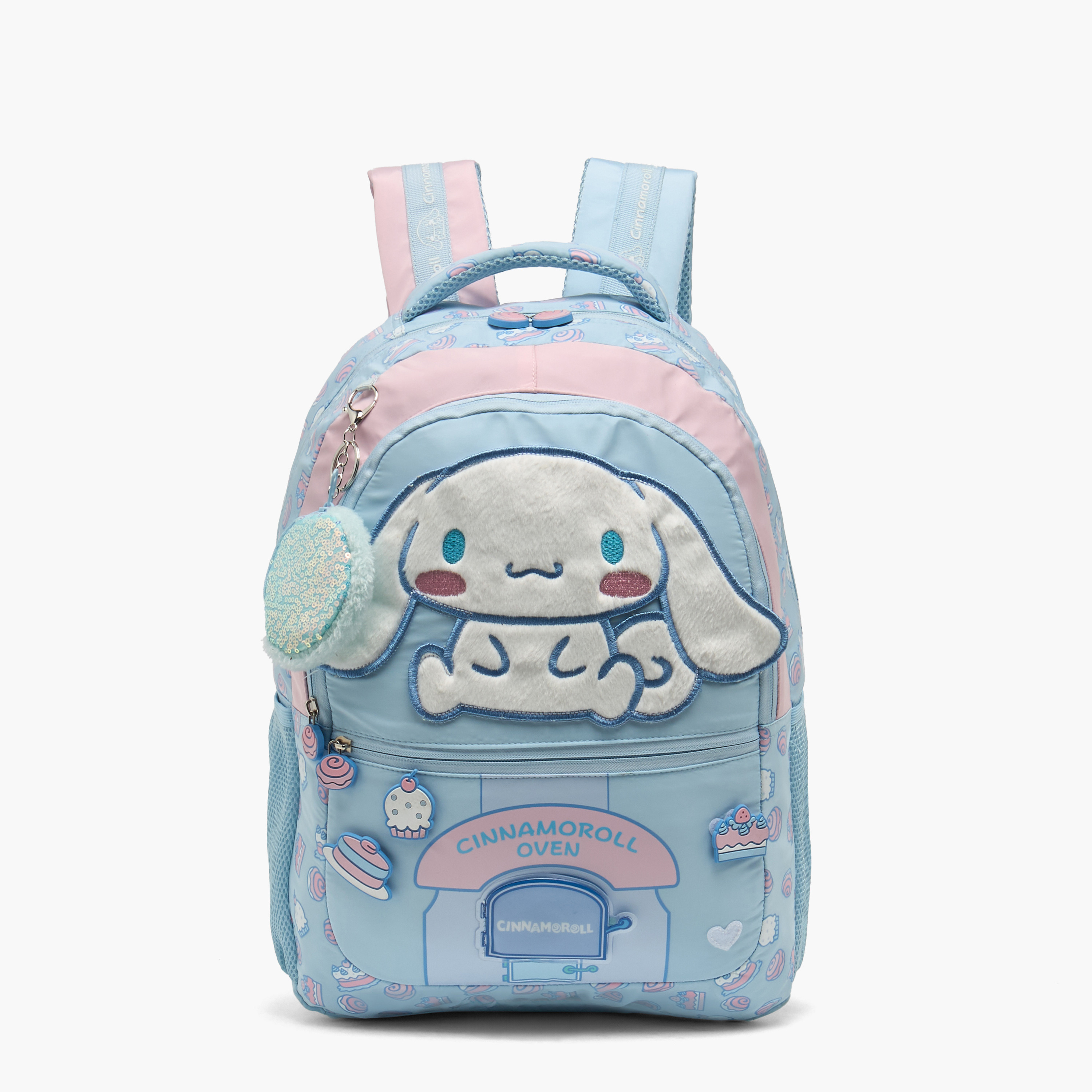 Sanrio Cinnamoroll Applique Backpack for Girls 5-8 Years with Padded Shoulder Straps - 16 inches-school-bagsandbackpacks-backpacks-image-2