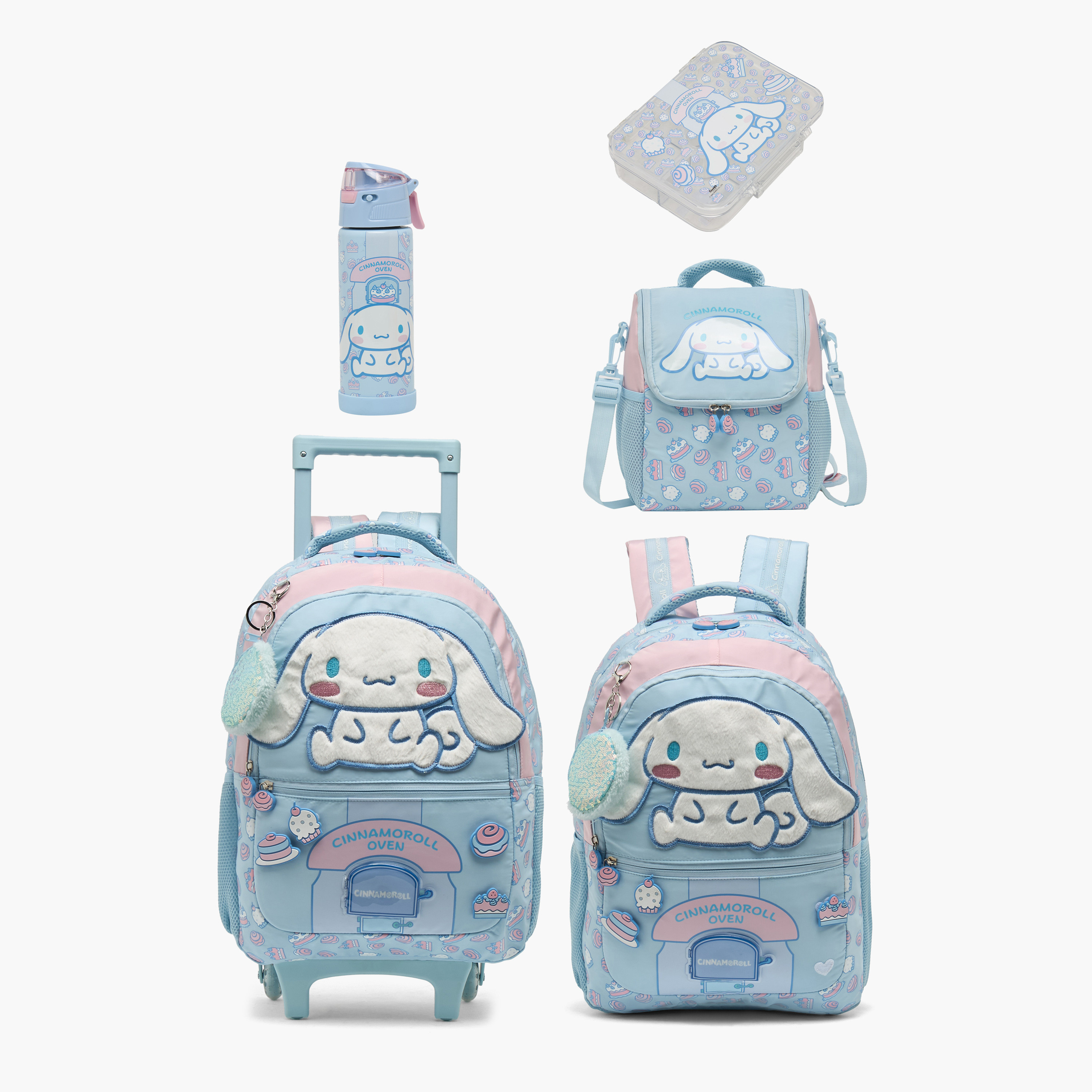 شنطة غداء عازلة للحرارة بطبعات سينامورول للبنات من 5 - 8 سنوات من سانريو-school-lunchessentials-lunchbags-image-11