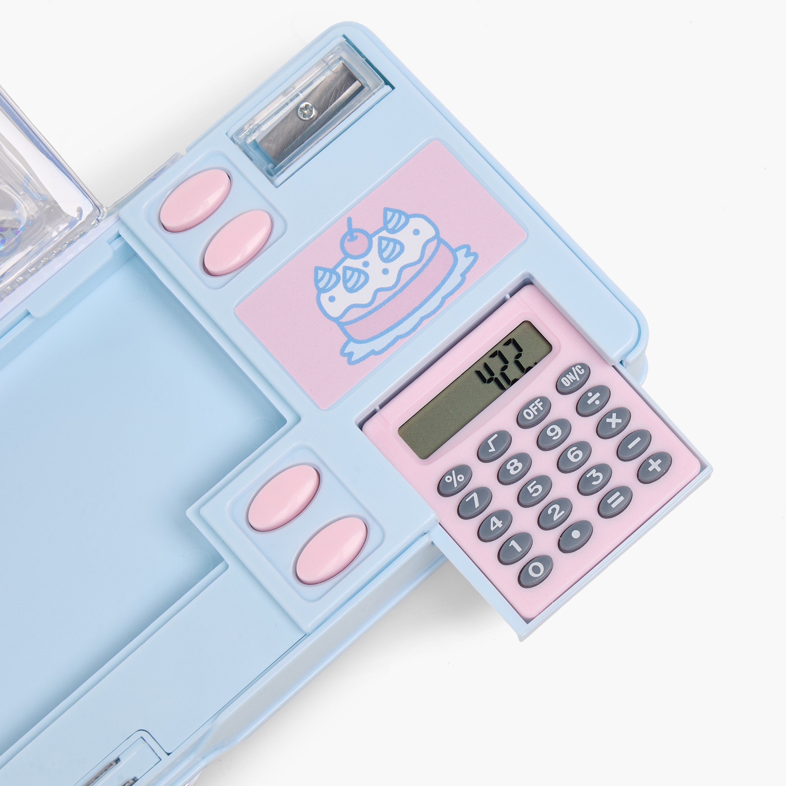 Sanrio Cinnamoroll Print Pencil Case with Calculator-school-stationery-pencilcases-image-7