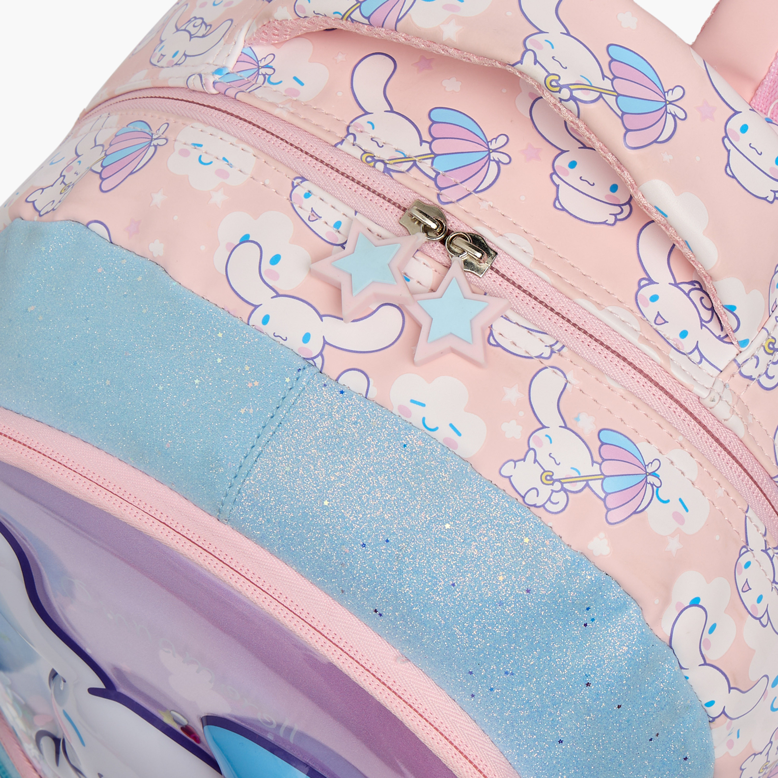 Sanrio Cinnamoroll Print Backpack for Girls 5-8 Years with Padded Shoulder Straps - 16 inches-school-bagsandbackpacks-backpacks-image-2
