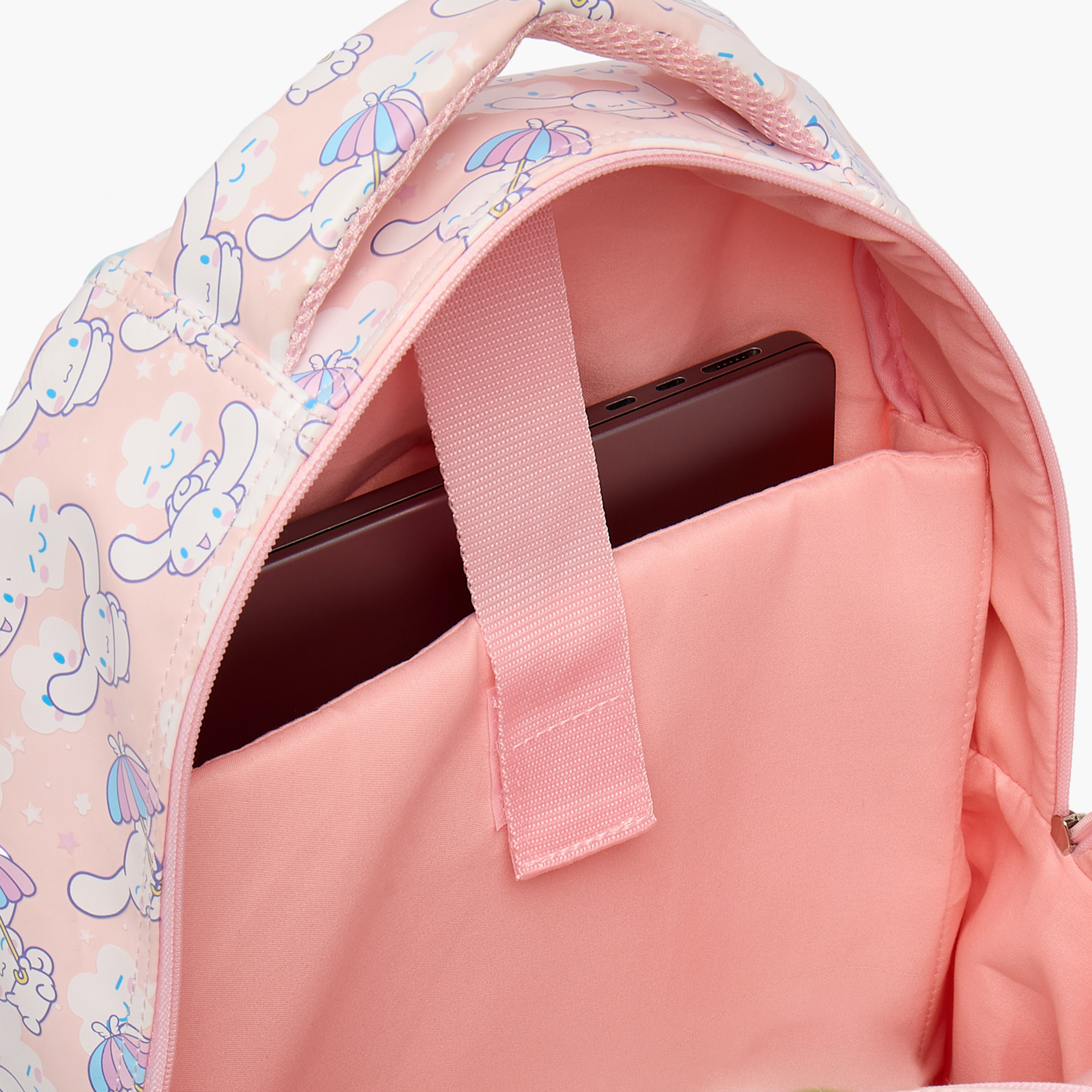 Sanrio Cinnamoroll Print Backpack for Girls 5-8 Years with Padded Shoulder Straps - 16 inches-school-bagsandbackpacks-backpacks-image-4