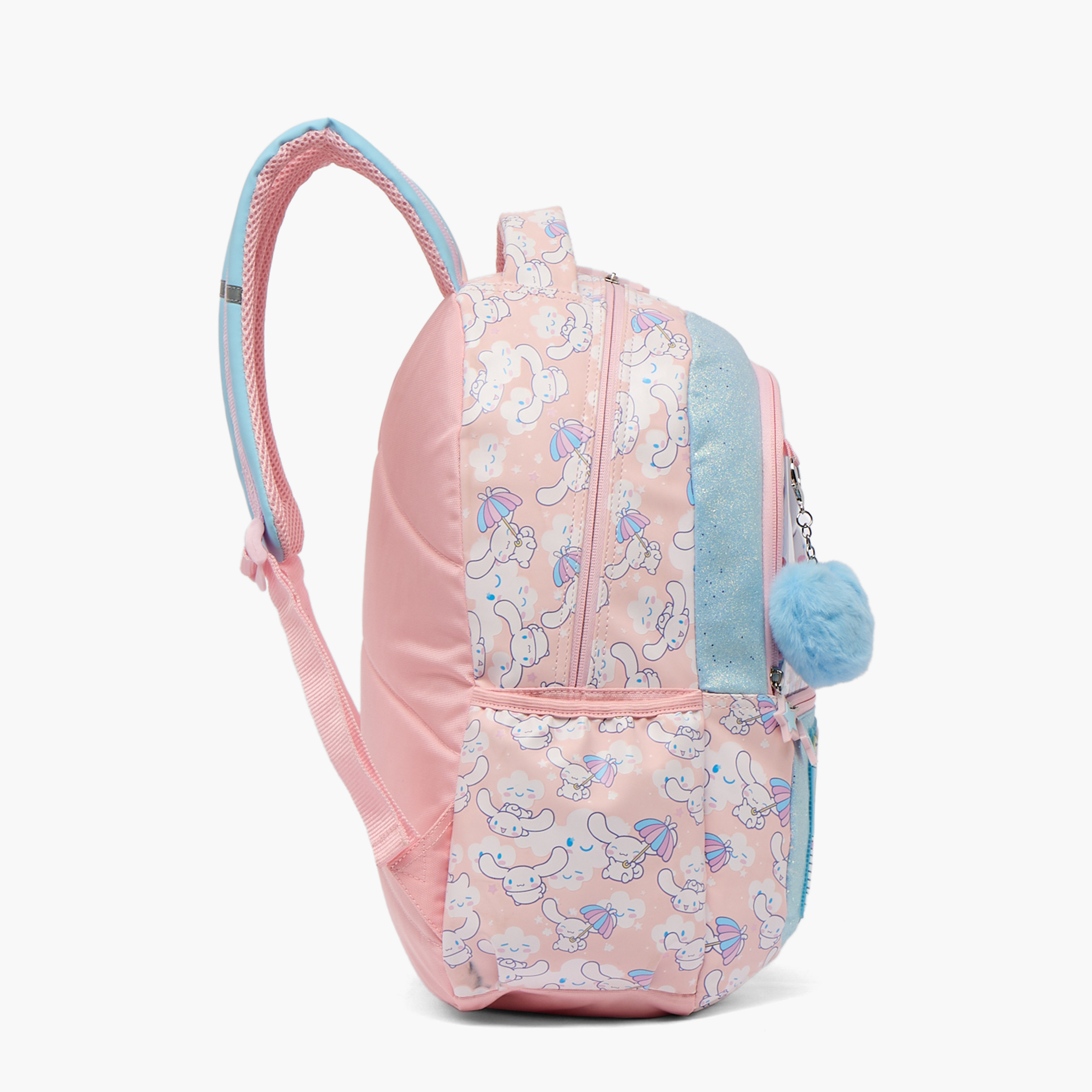 Sanrio Cinnamoroll Print Backpack for Girls 5-8 Years with Padded Shoulder Straps - 16 inches-school-bagsandbackpacks-backpacks-image-6
