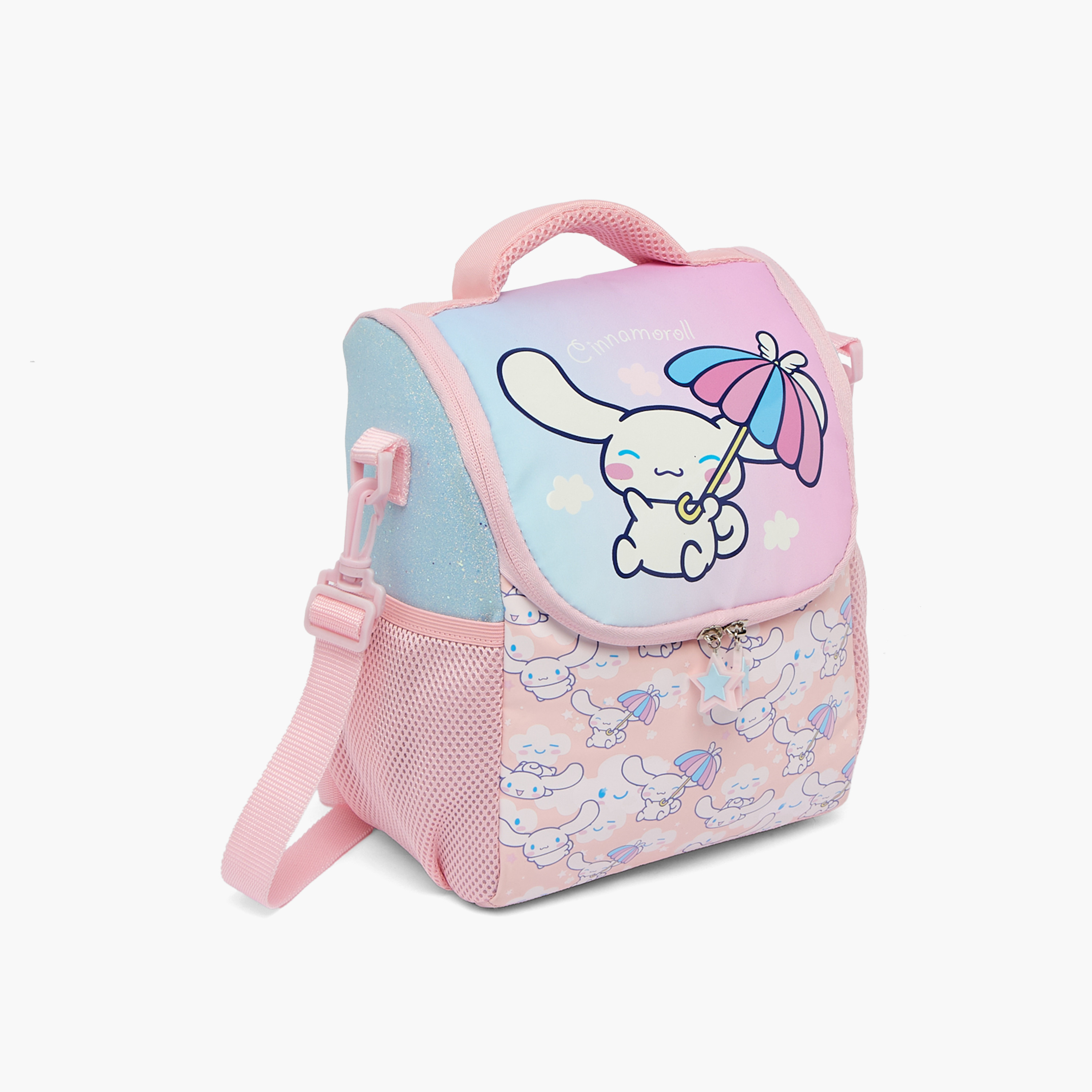 شنطة غداء عازلة للحرارة بطبعات سينامورول للبنات بعمر 5-8 سنوات من سانريو-school-lunchessentials-lunchbags-image-2