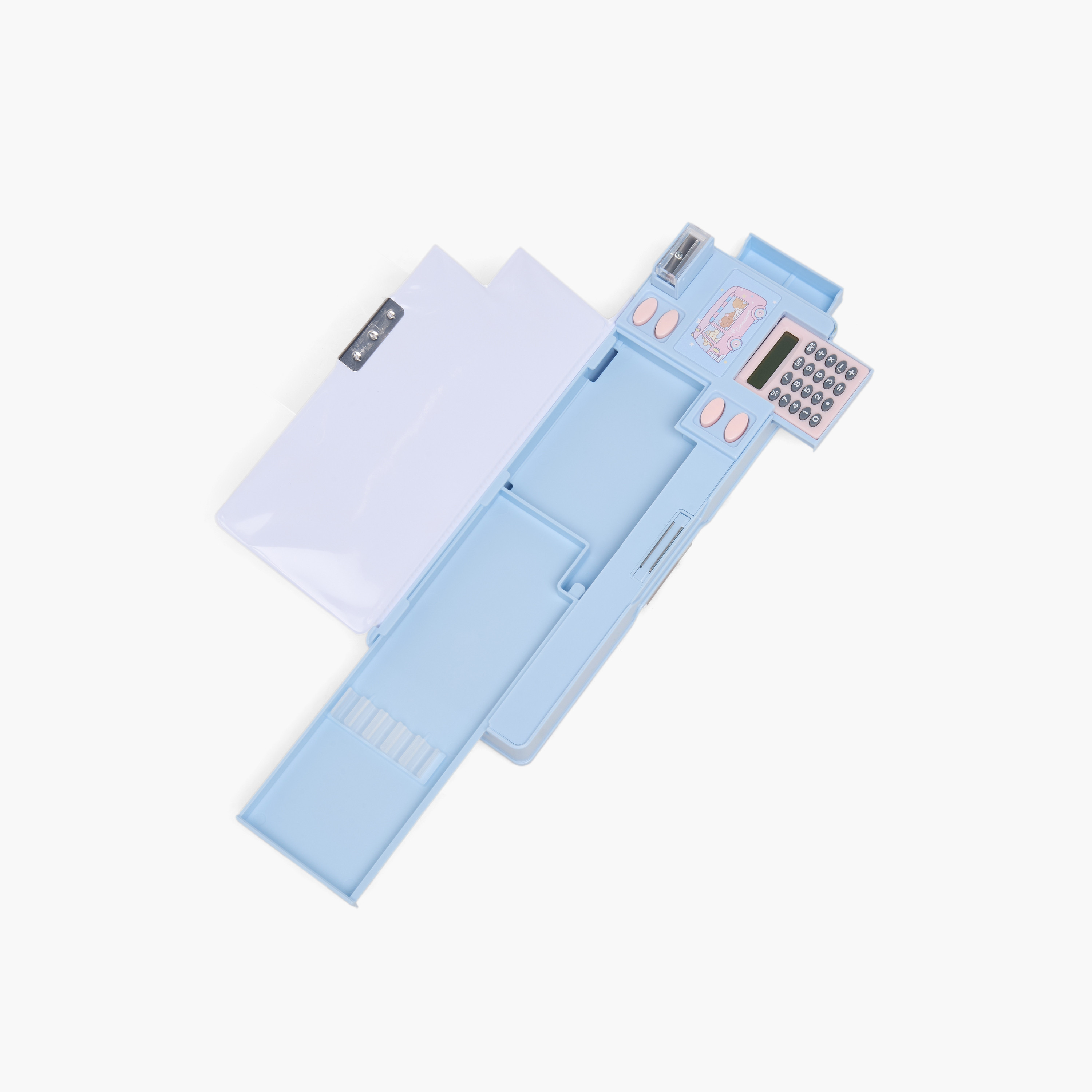 مقلمة بطبعات سينامورول مع آلة حاسبة من سانريو-school-stationery-pencilcases-image-5
