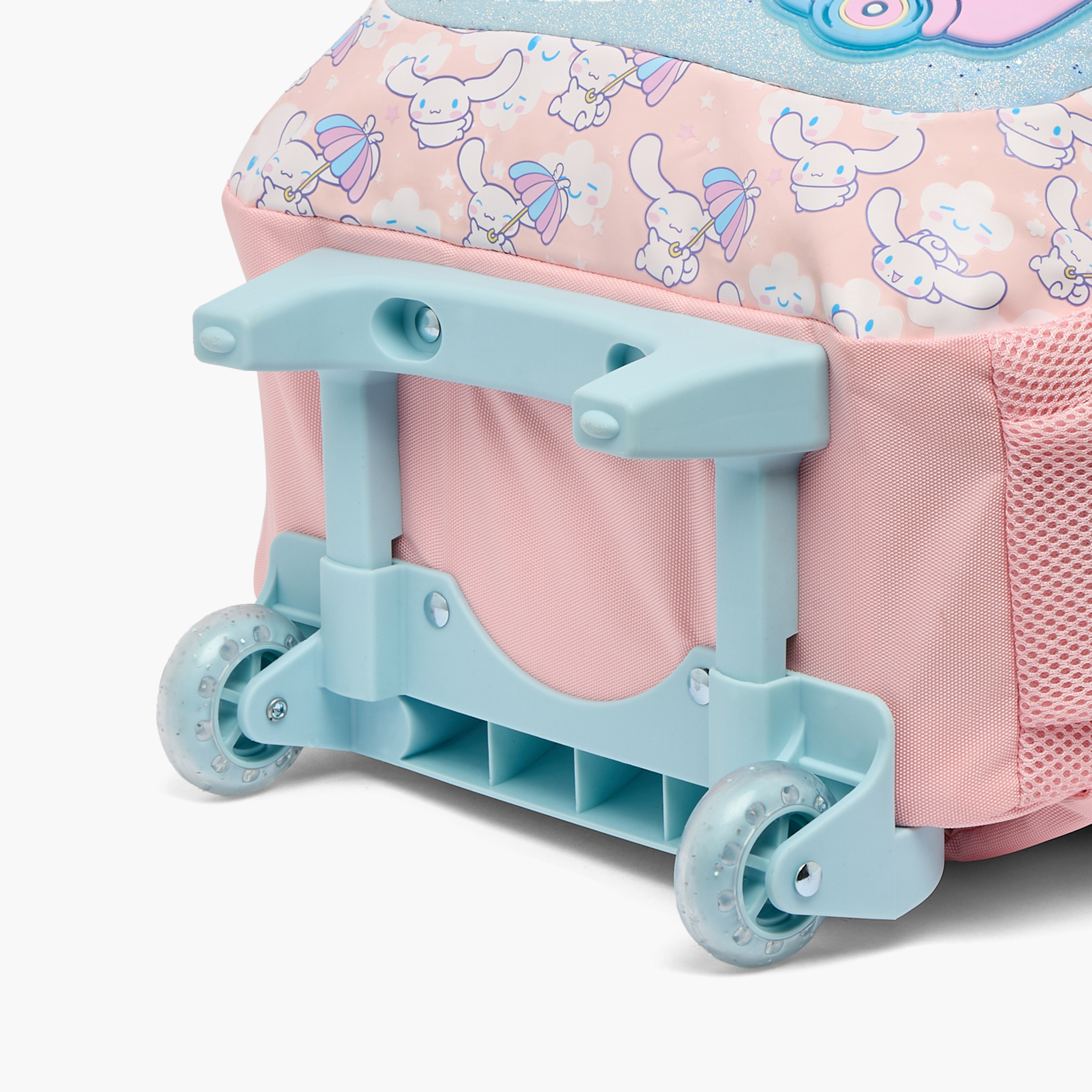 Sanrio Cinnamoroll Print Trolley Bag for Girls 5-8 Years Retractable Handle - 16 inches-school-bagsandbackpacks-trolleybags-image-10