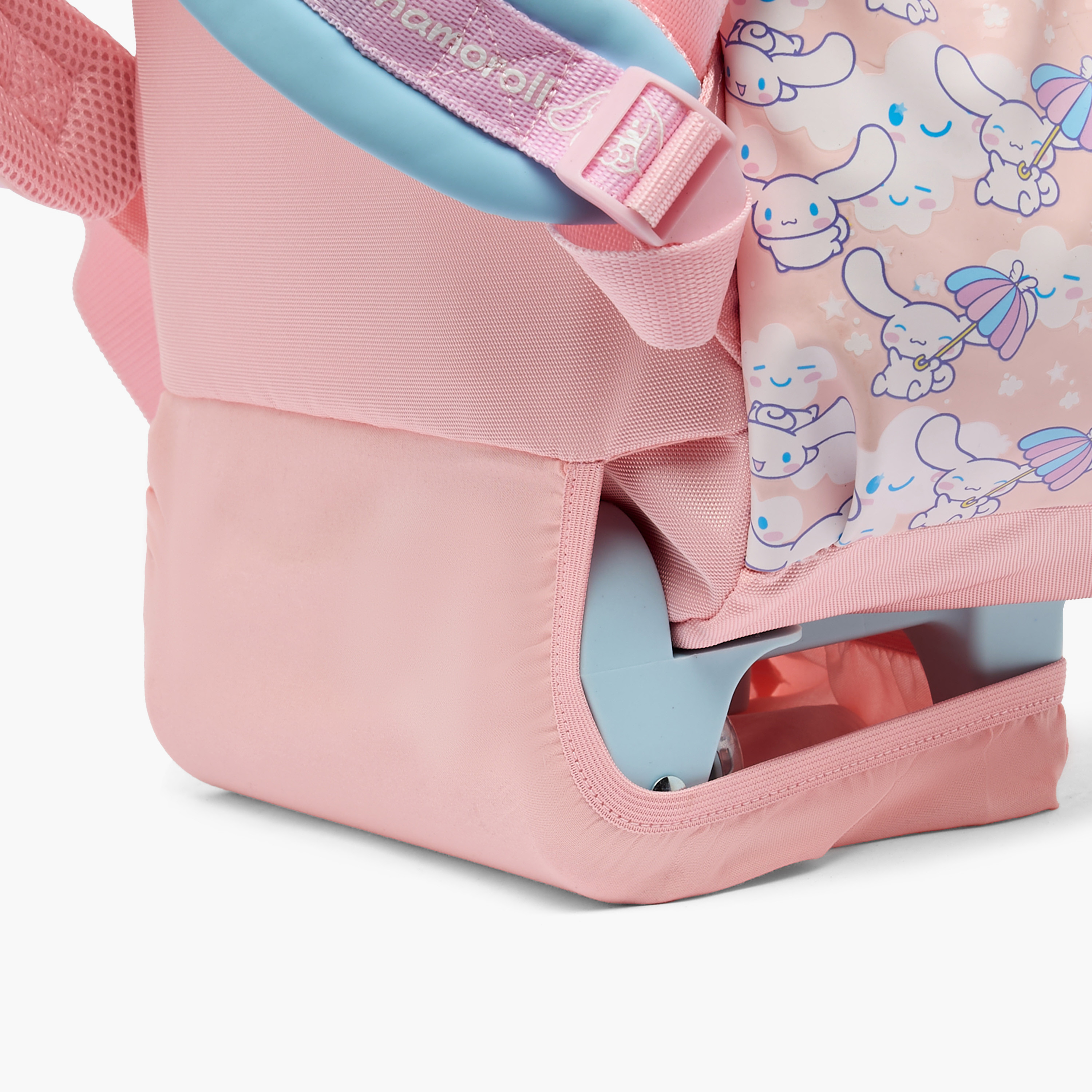 Sanrio Cinnamoroll Print Trolley Bag for Girls 5-8 Years Retractable Handle - 16 inches-school-bagsandbackpacks-trolleybags-image-11