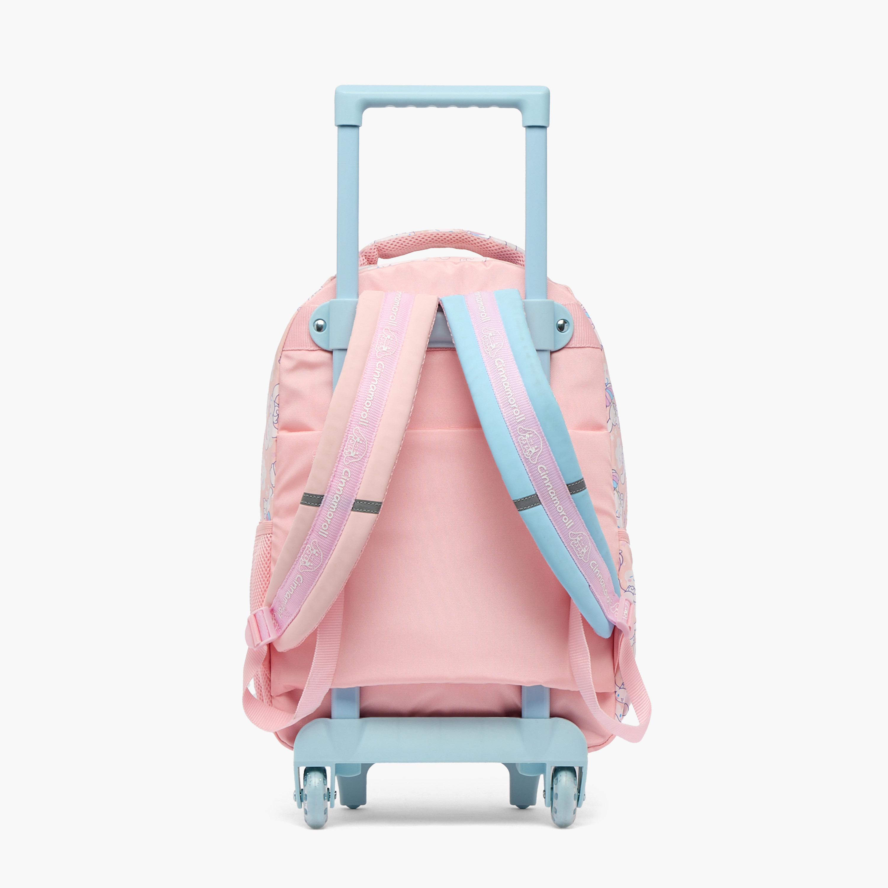 Sanrio Cinnamoroll Print Trolley Bag for Girls 5-8 Years Retractable Handle - 16 inches-school-bagsandbackpacks-trolleybags-image-8
