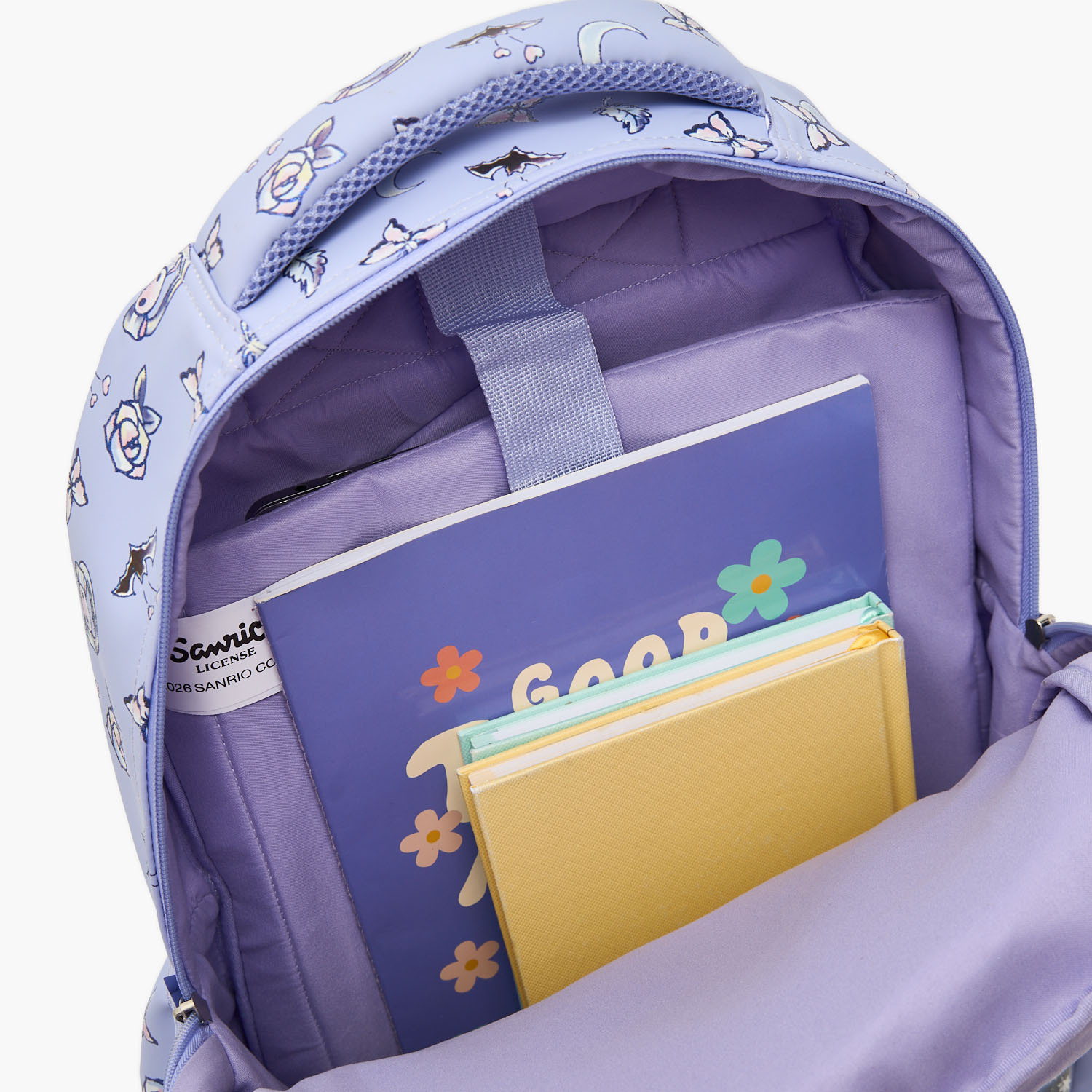 شنطة ظهر بطبعات كورومي وحمالات مبطنة للفتيات من 5-8 سنوات من سانريو - 16 بوصة-school-bagsandbackpacks-backpacks-image-6