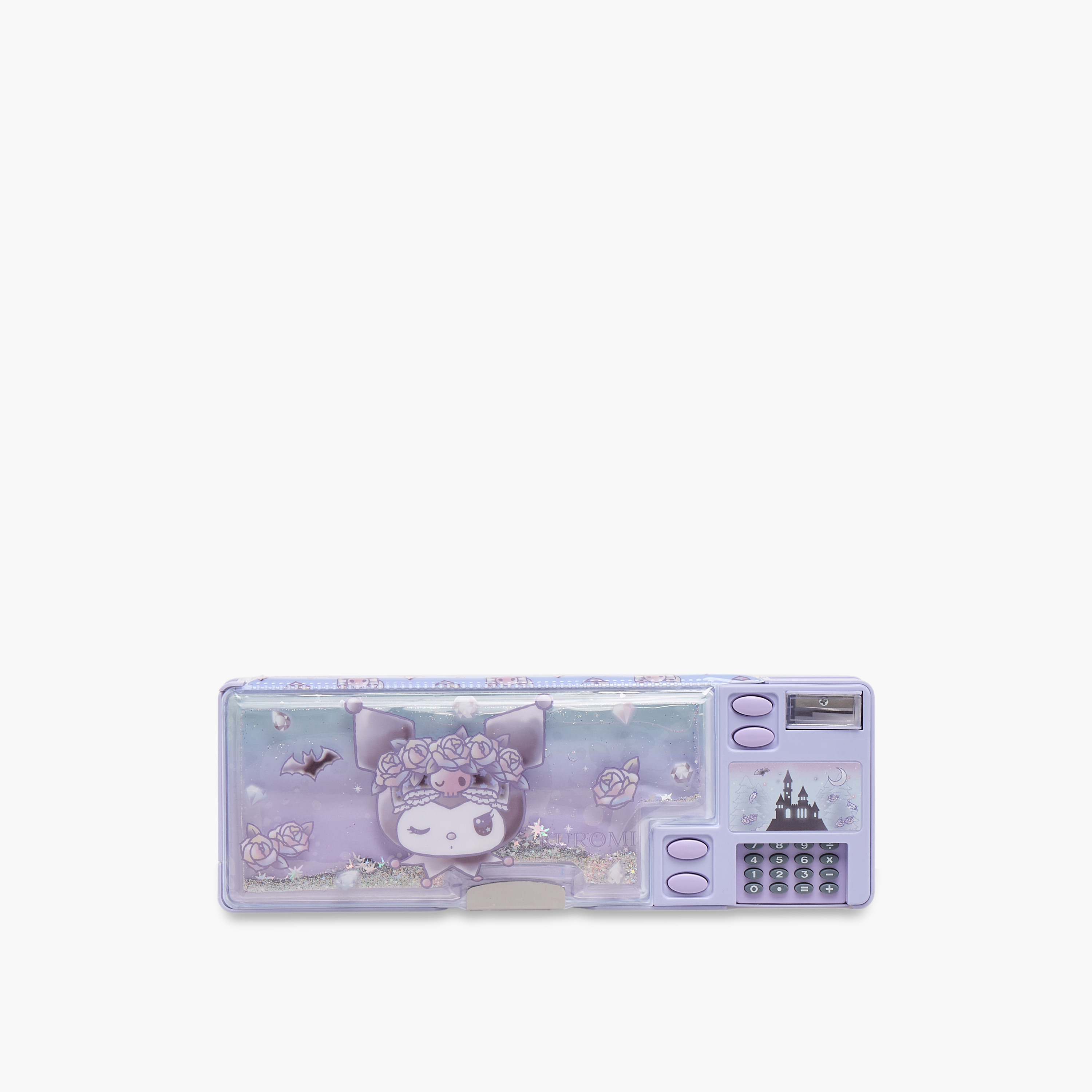 مقلمة بإغلاق مغناطيسي وطبعات كورومي من سانريو-school-stationery-pencilcases-image-3