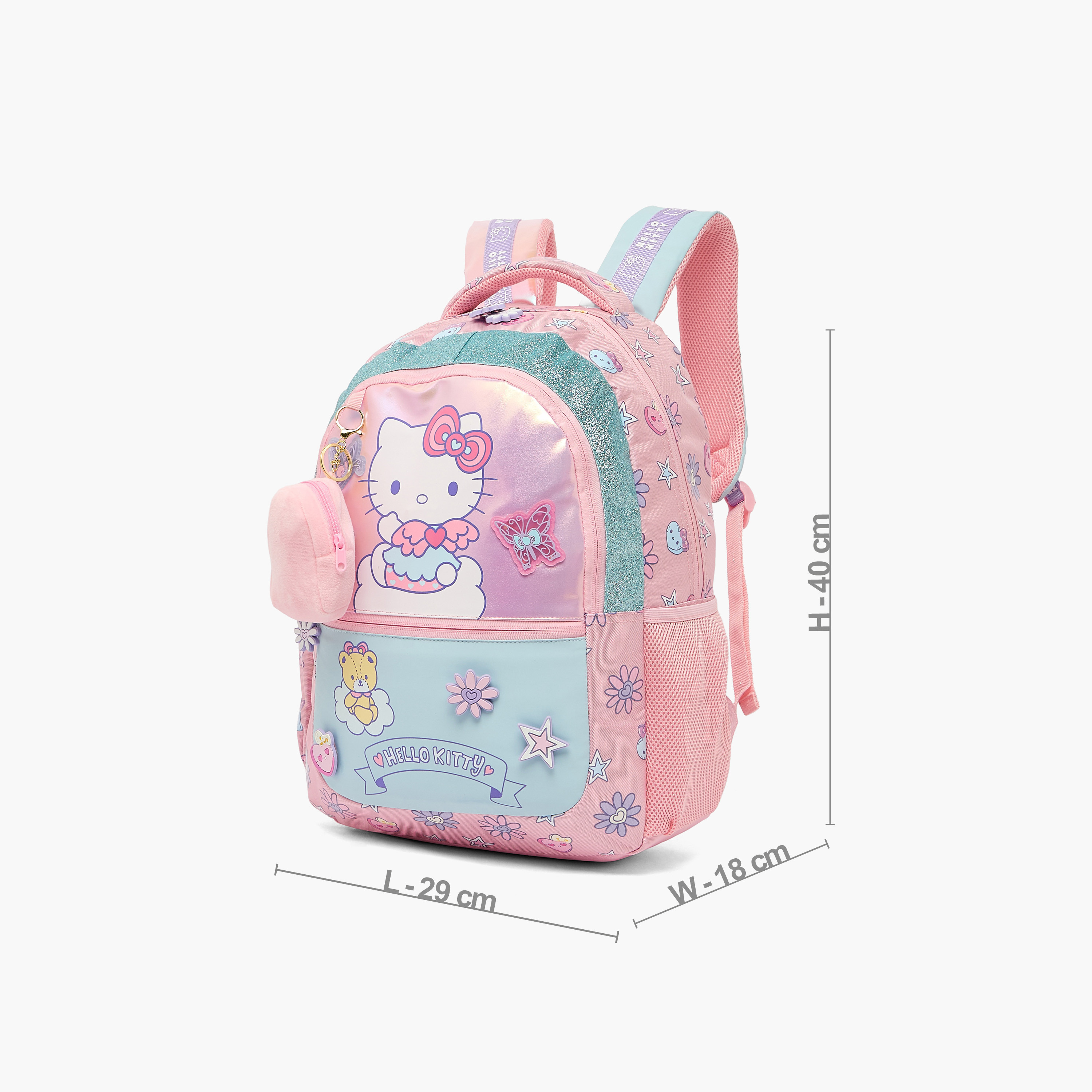 Sanrio Hello Kitty Print Backpack for Girls 5-8 Years with Padded Shoulder Straps - 16 inches-school-bagsandbackpacks-backpacks-image-11