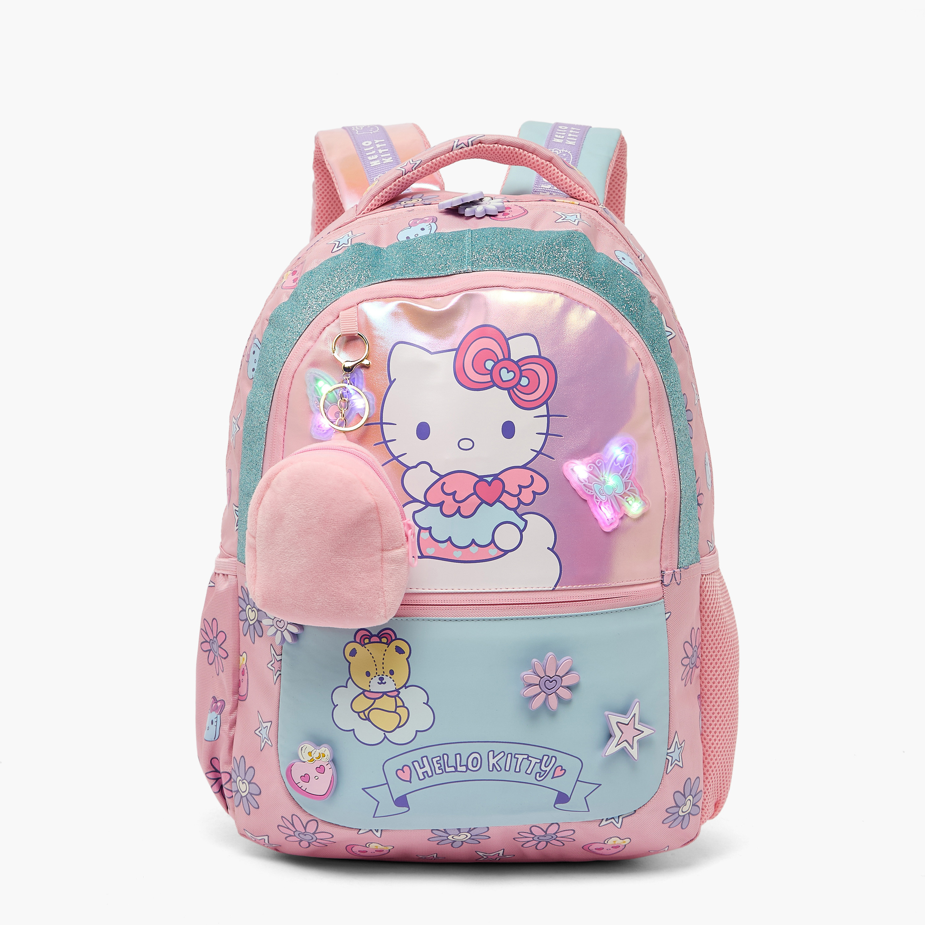 Sanrio Hello Kitty Print Backpack for Girls 5-8 Years with Padded Shoulder Straps - 16 inches-school-bagsandbackpacks-backpacks-image-5