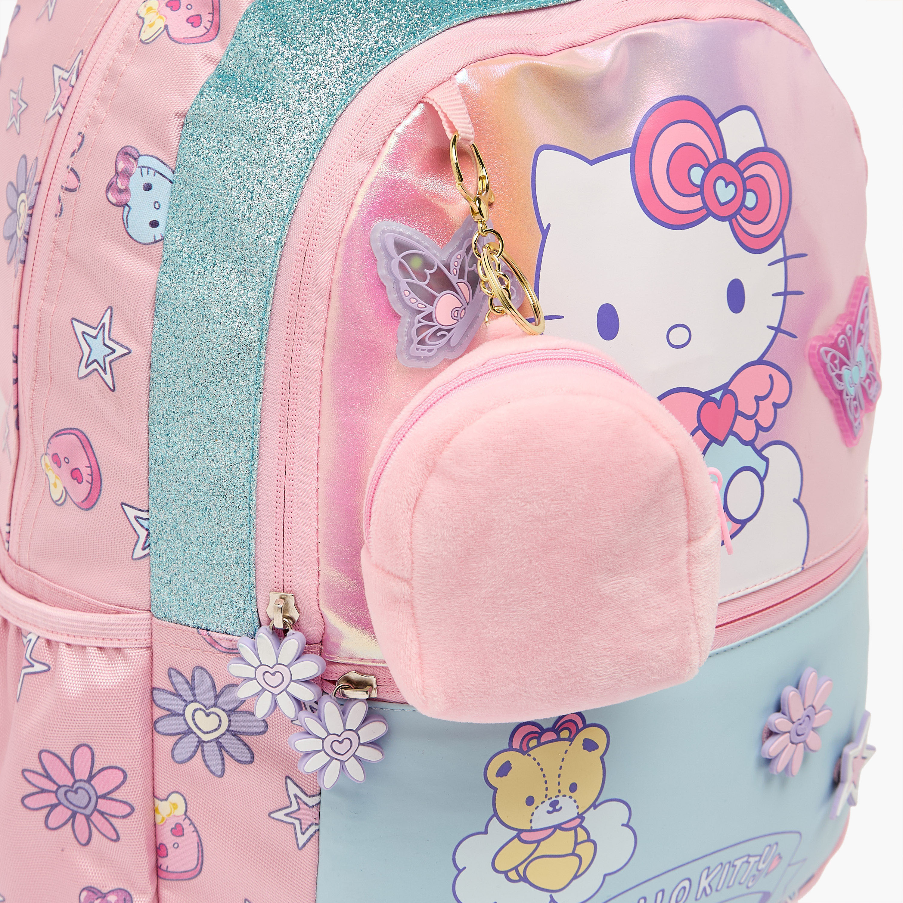 Sanrio Hello Kitty Print Backpack for Girls 5-8 Years with Padded Shoulder Straps - 16 inches-school-bagsandbackpacks-backpacks-image-6