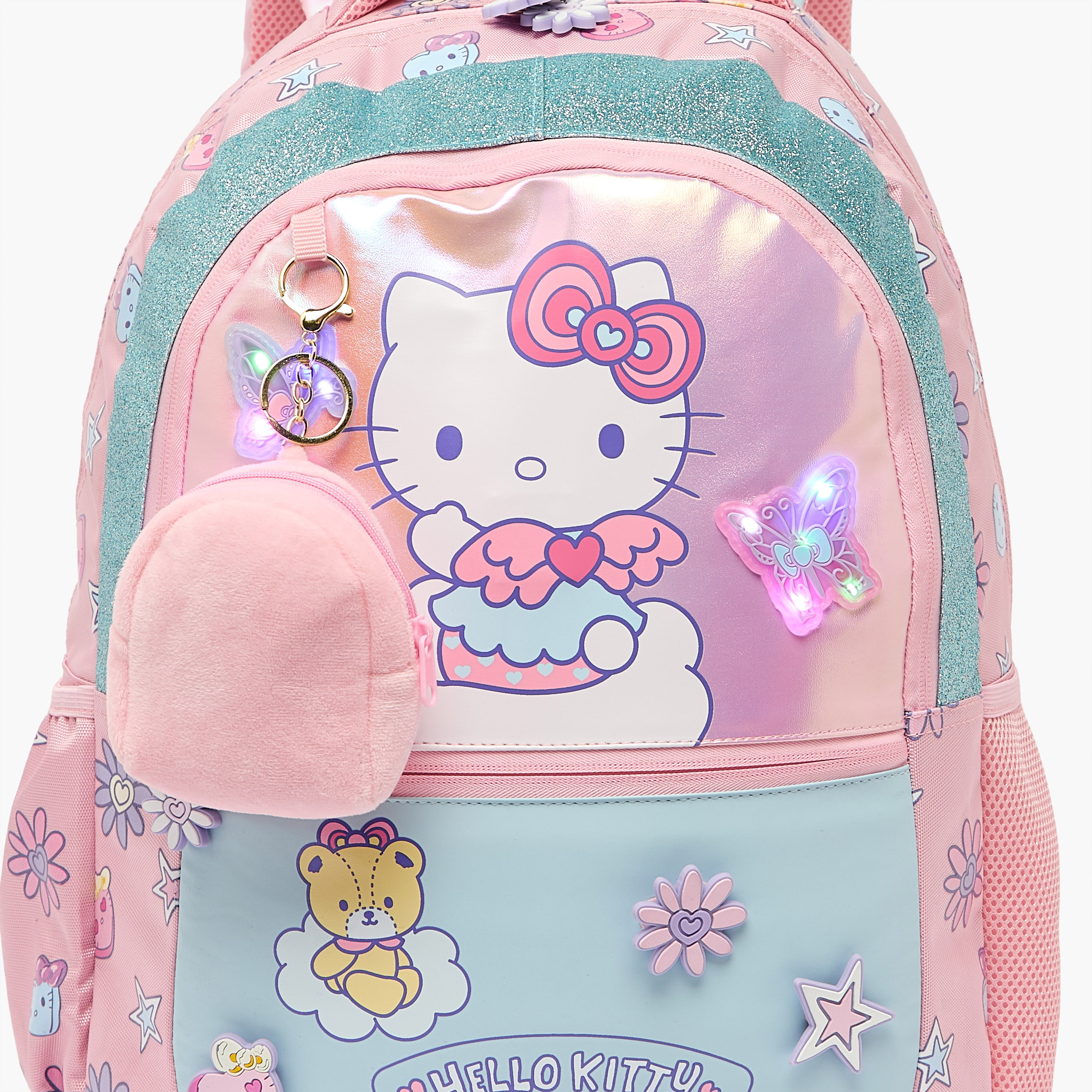 Sanrio Hello Kitty Print Backpack for Girls 5-8 Years with Padded Shoulder Straps - 16 inches-school-bagsandbackpacks-backpacks-image-9