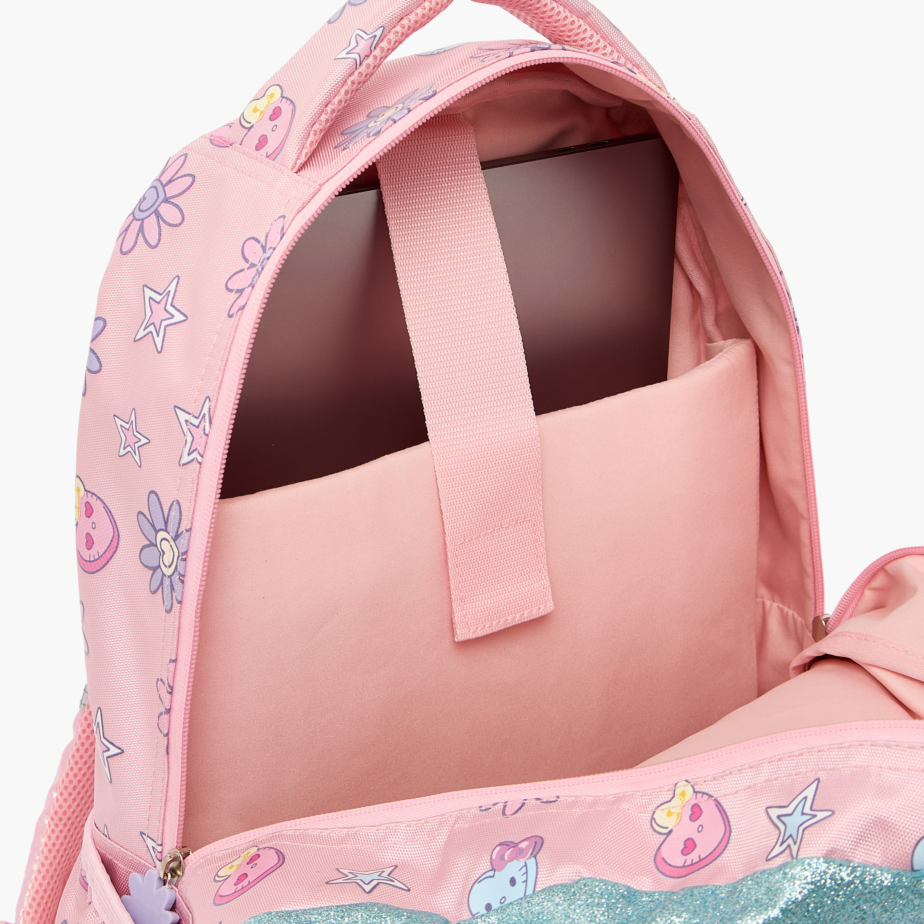 Sanrio Hello Kitty Print Backpack for Girls 5-8 Years with Padded Shoulder Straps - 16 inches-school-bagsandbackpacks-backpacks-image-10