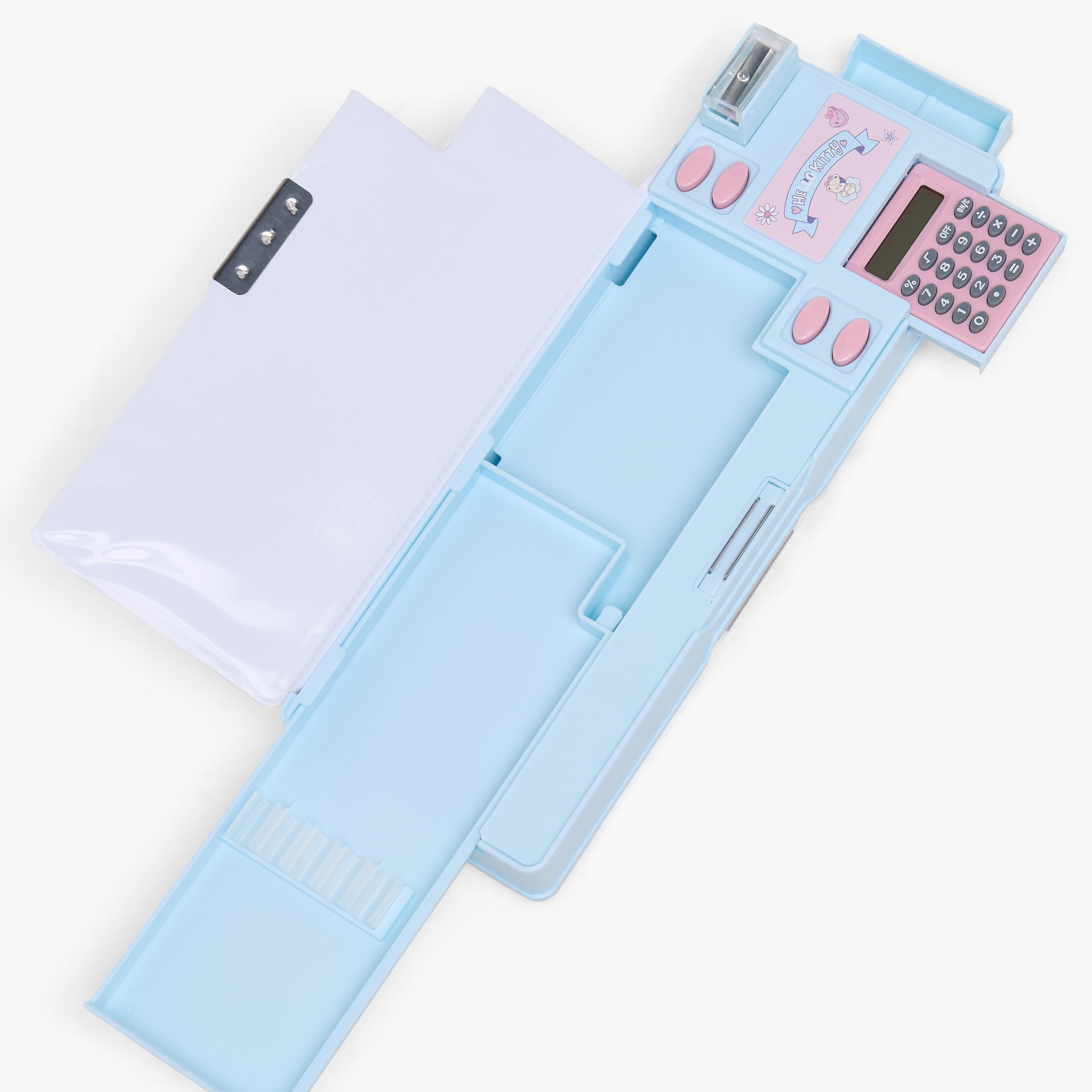 Sanrio Hello Kitty Print Pencil Case with Calculator-school-stationery-pencilcases-image-5