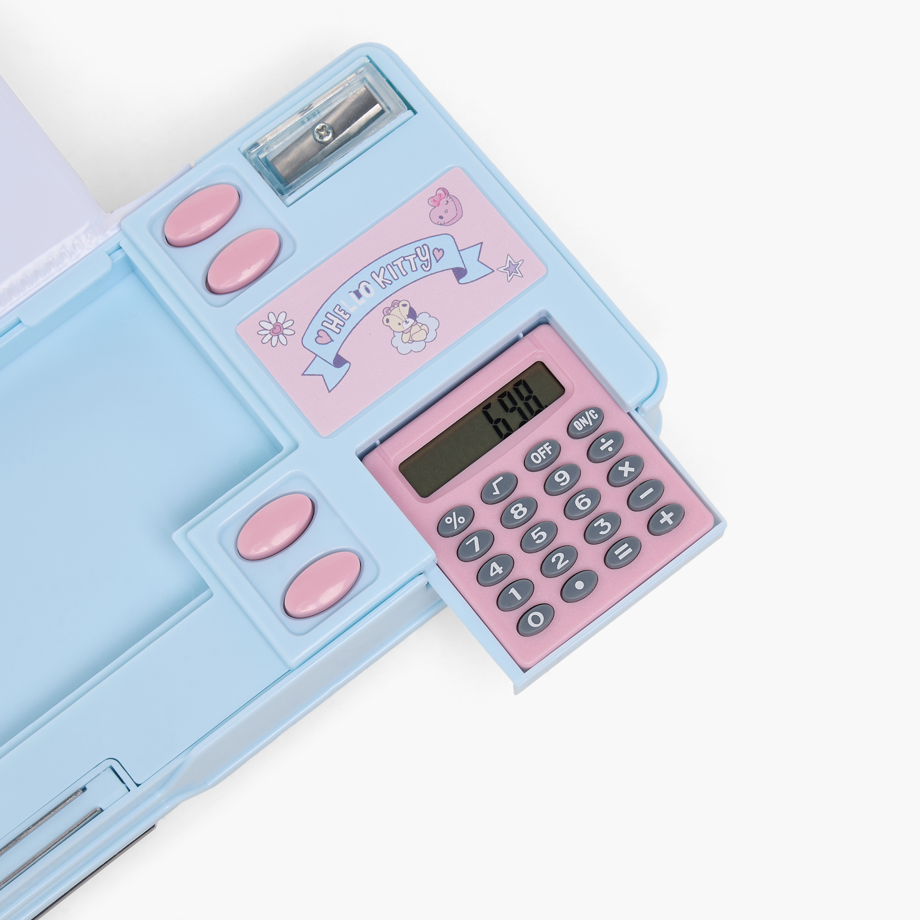 Sanrio Hello Kitty Print Pencil Case with Calculator-school-stationery-pencilcases-image-7